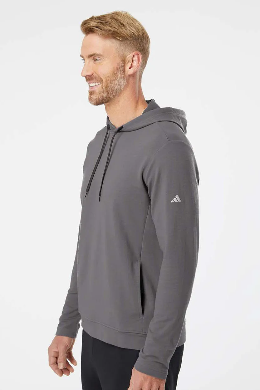 Adidas Mens Hooded Sweatshirt Hoodie w/ Pockets - Grey - Closeout