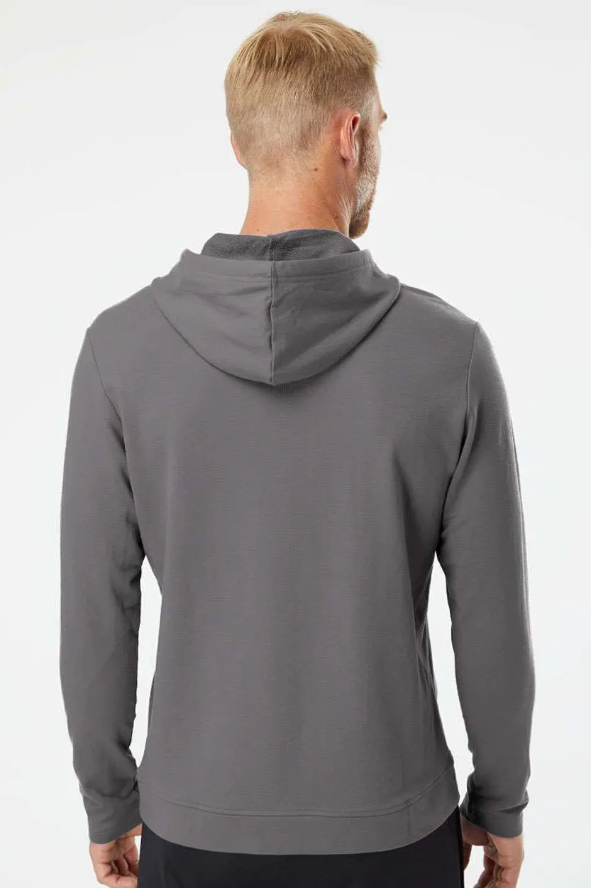 Adidas Mens Hooded Sweatshirt Hoodie w/ Pockets - Grey - Closeout