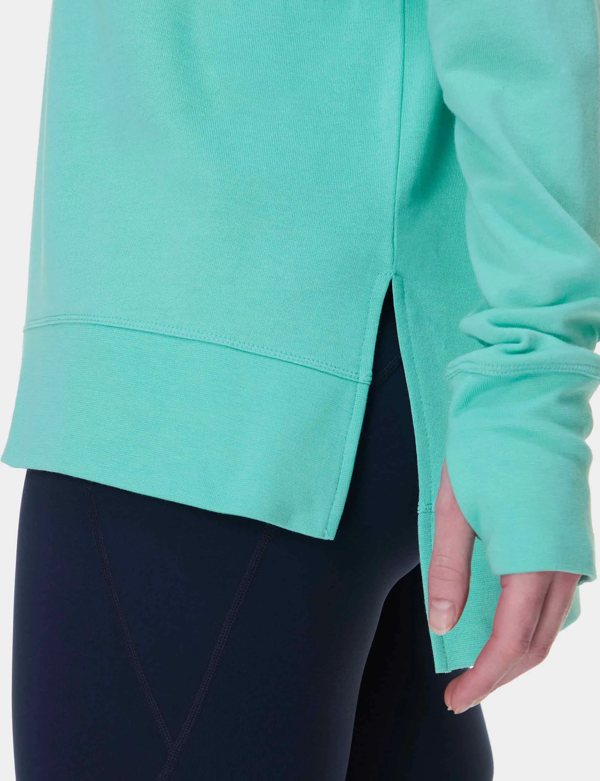 After Class Longline Sweatshirt - Sea Spray Blue