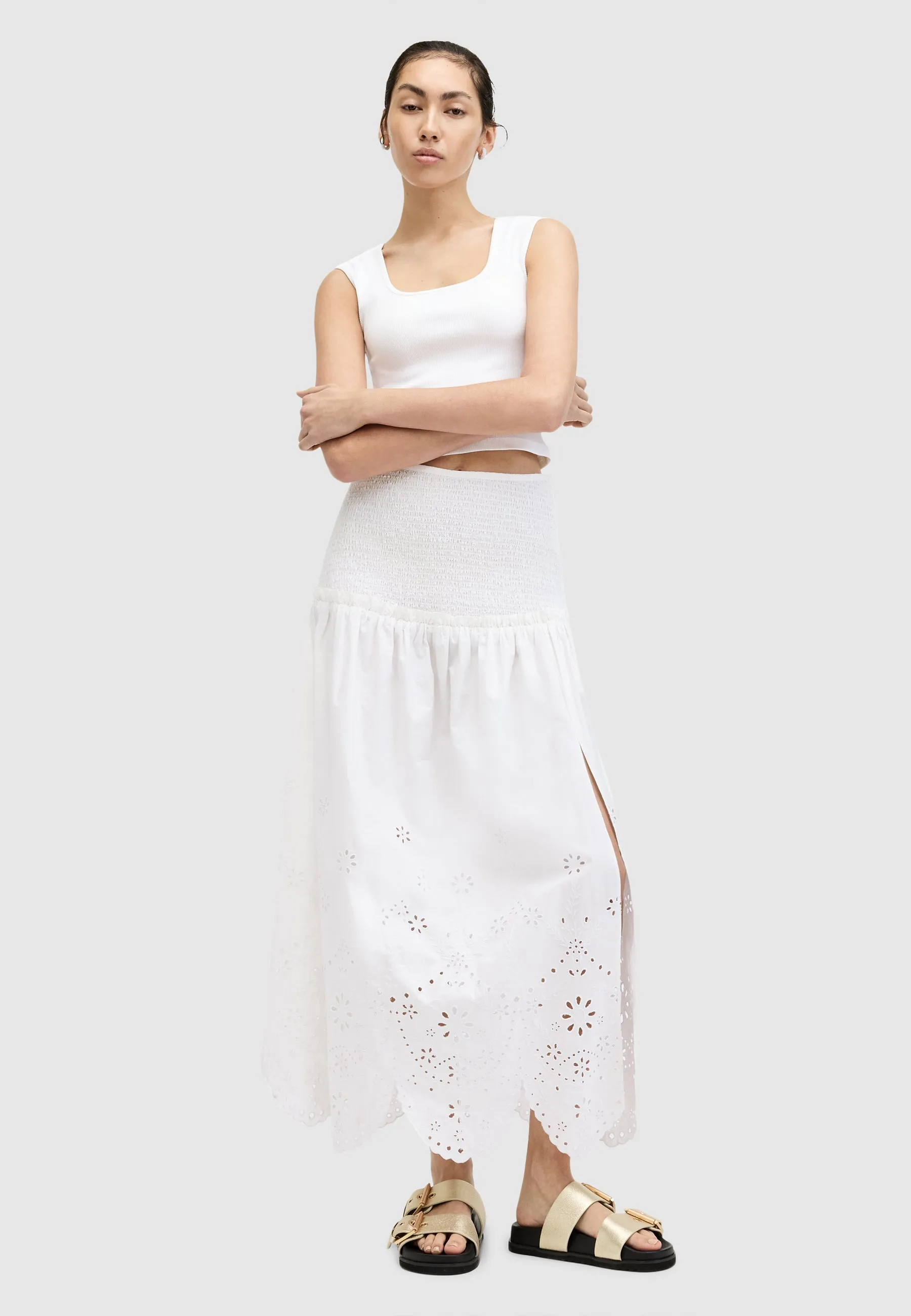 Alex Emb Skirt