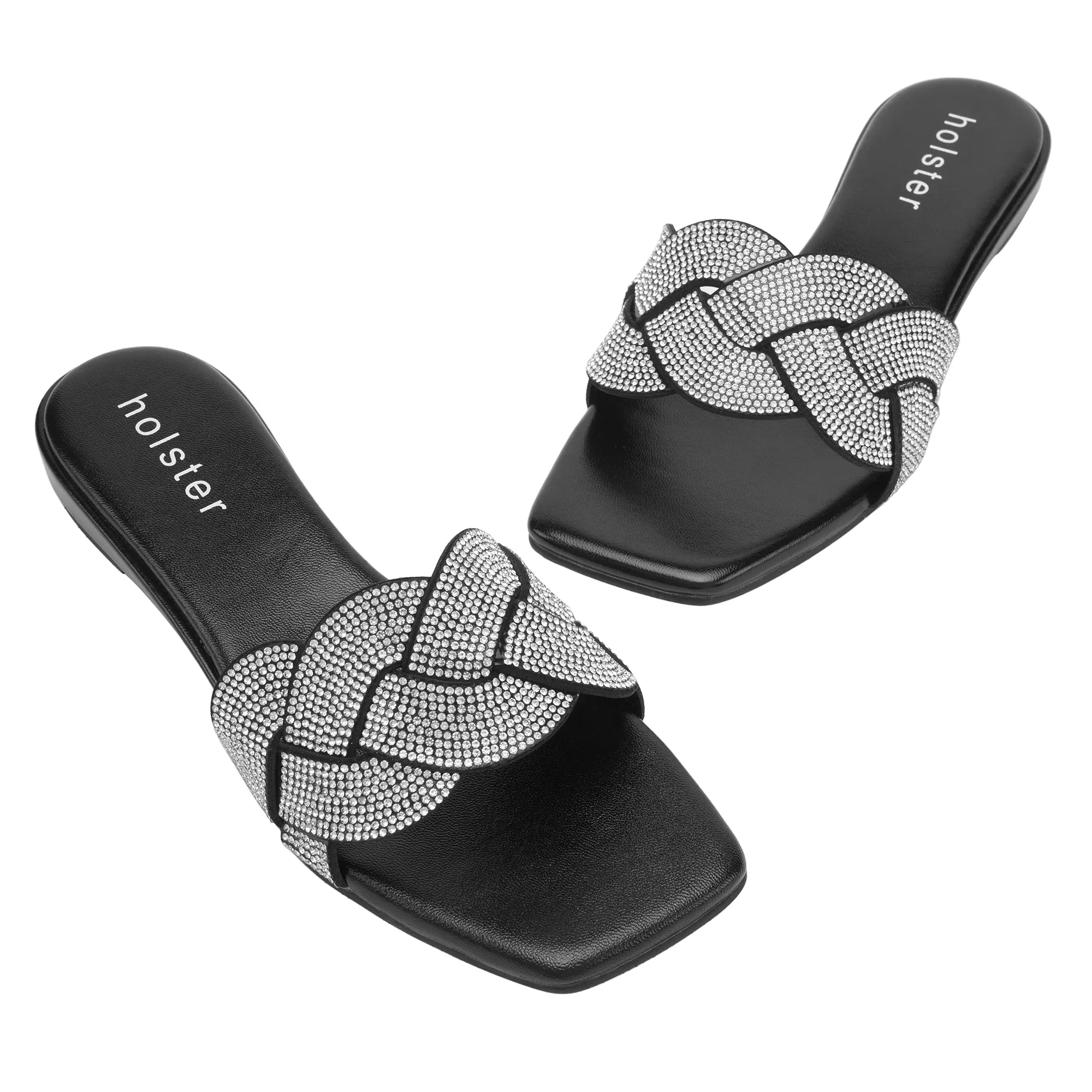 Anastasia Low Wedge - Black