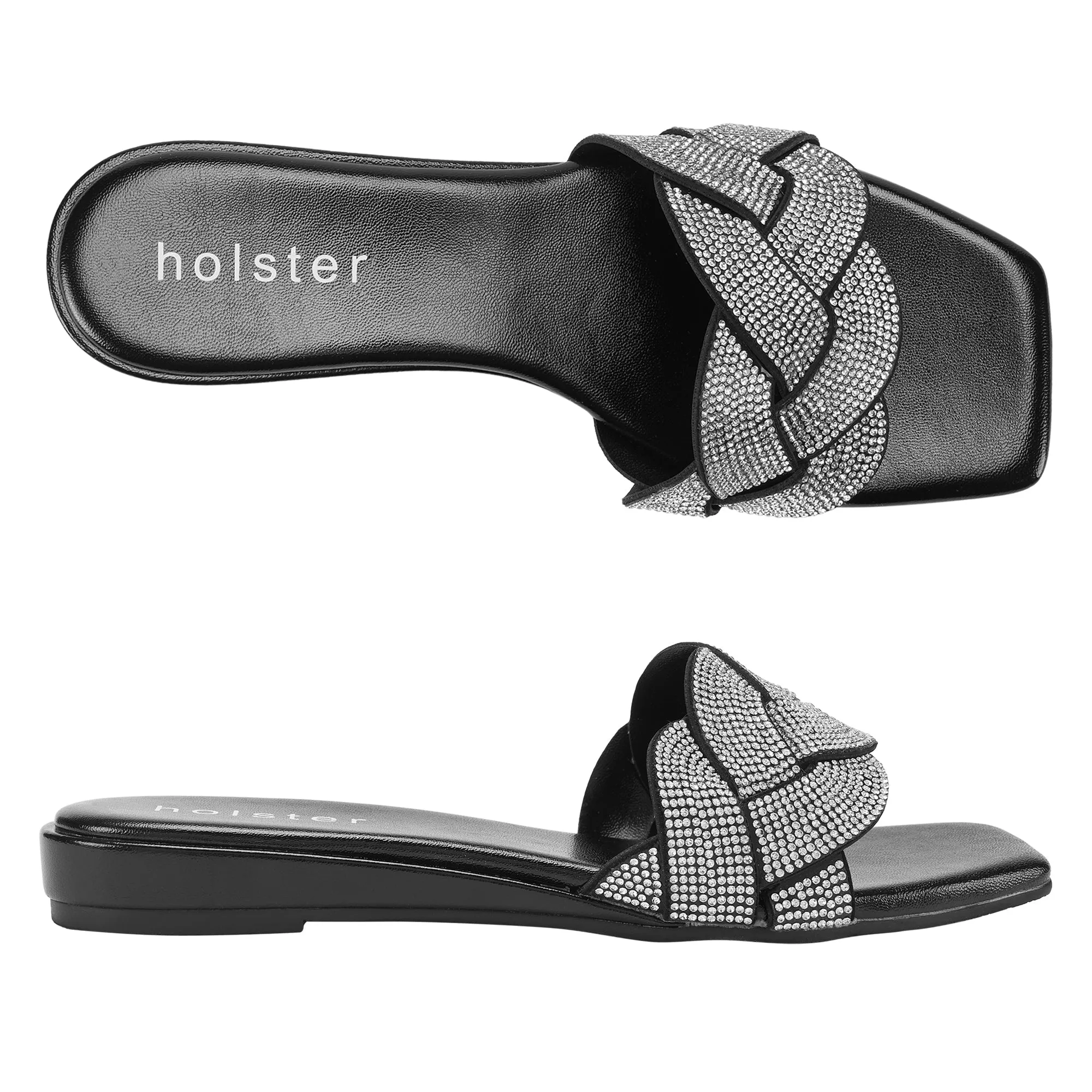 Anastasia Low Wedge - Black
