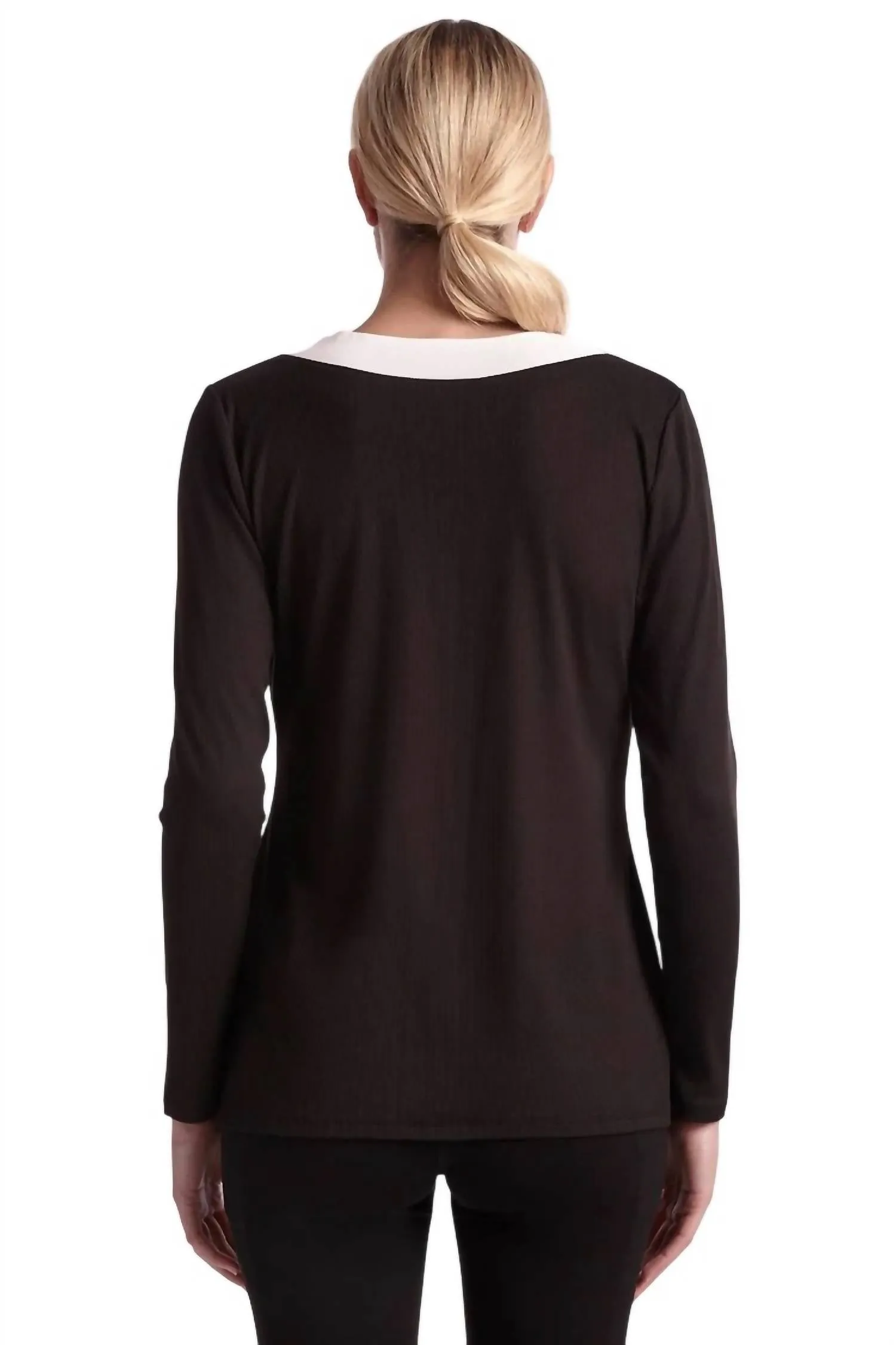 Aries Top In Black/white