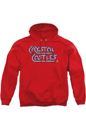 Atari Crystal Castles Logo Adult Pull Over Hoodie