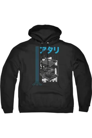 Atari Schematic Adult Pull Over Hoodie
