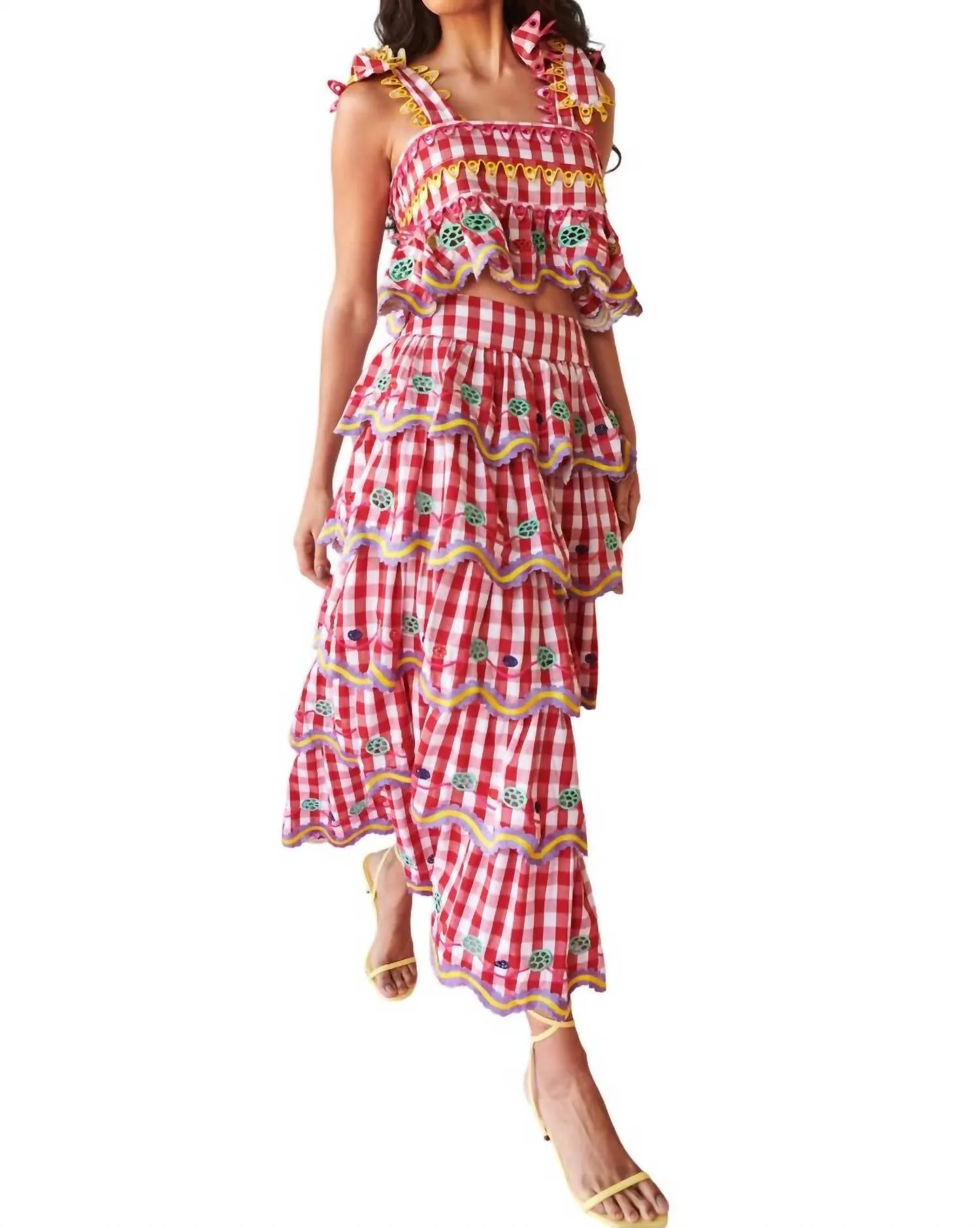 Aventura Skirt In Red