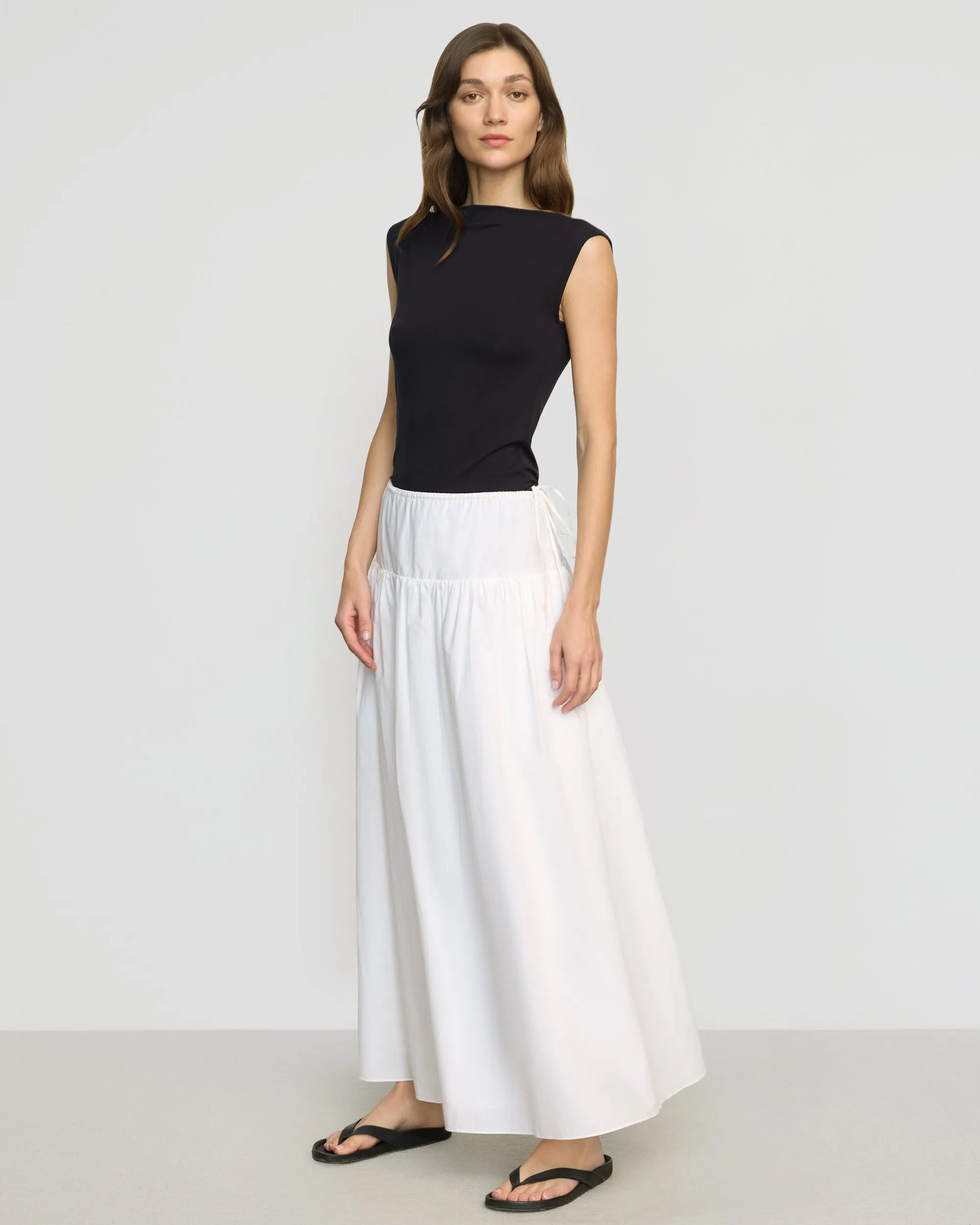 Bao Organic Cotton Drop-Waist Skirt