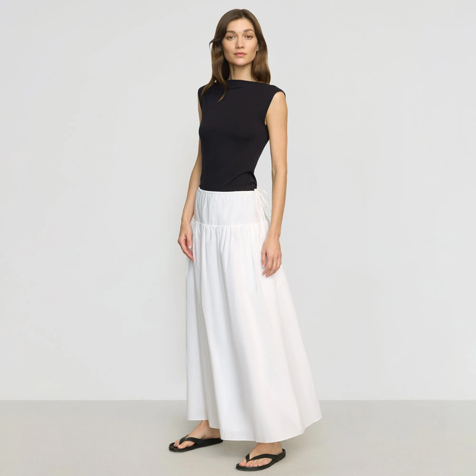 Bao Organic Cotton Drop-Waist Skirt