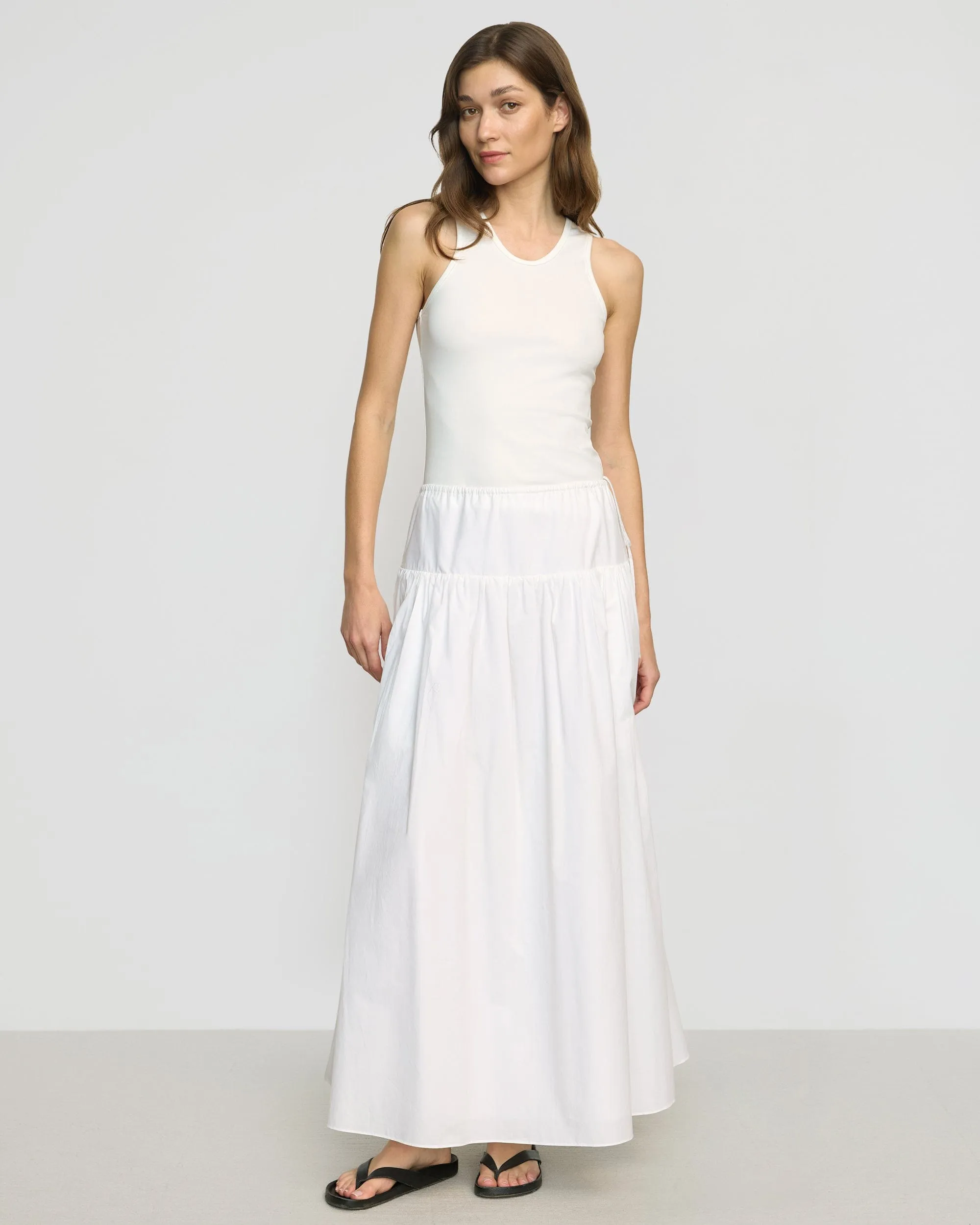 Bao Organic Cotton Drop-Waist Skirt