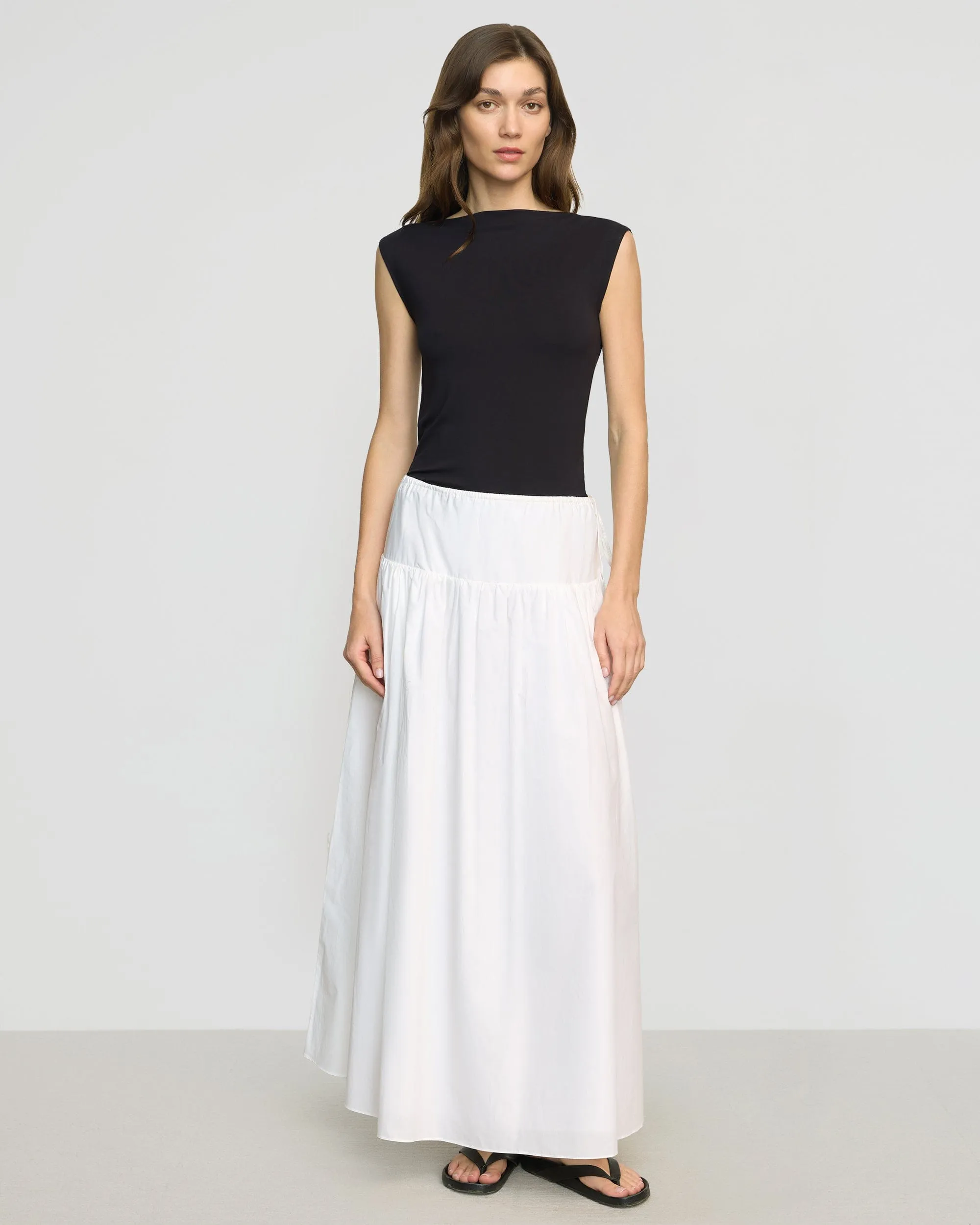 Bao Organic Cotton Drop-Waist Skirt