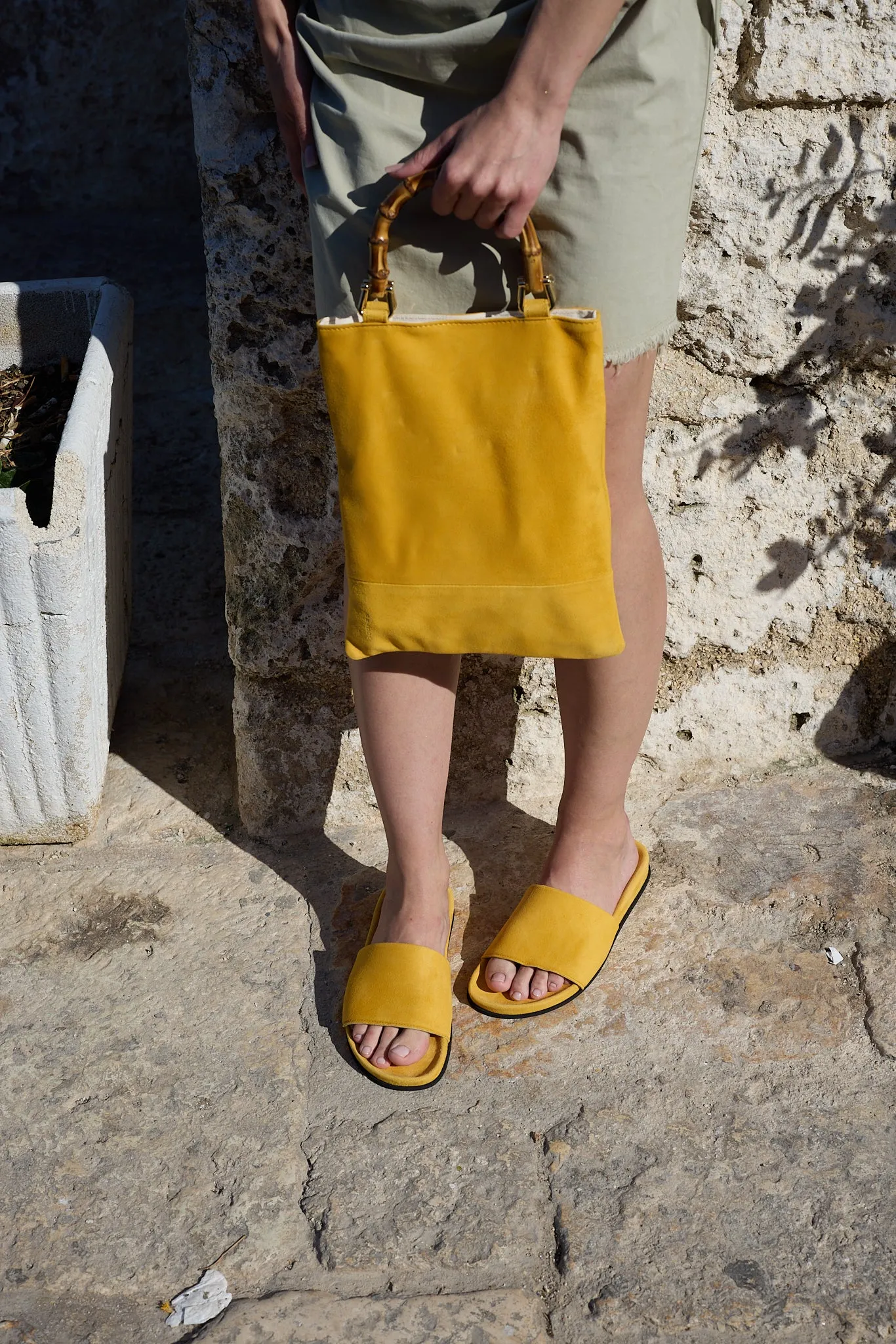 BARBADOS YELLOW SANDALS