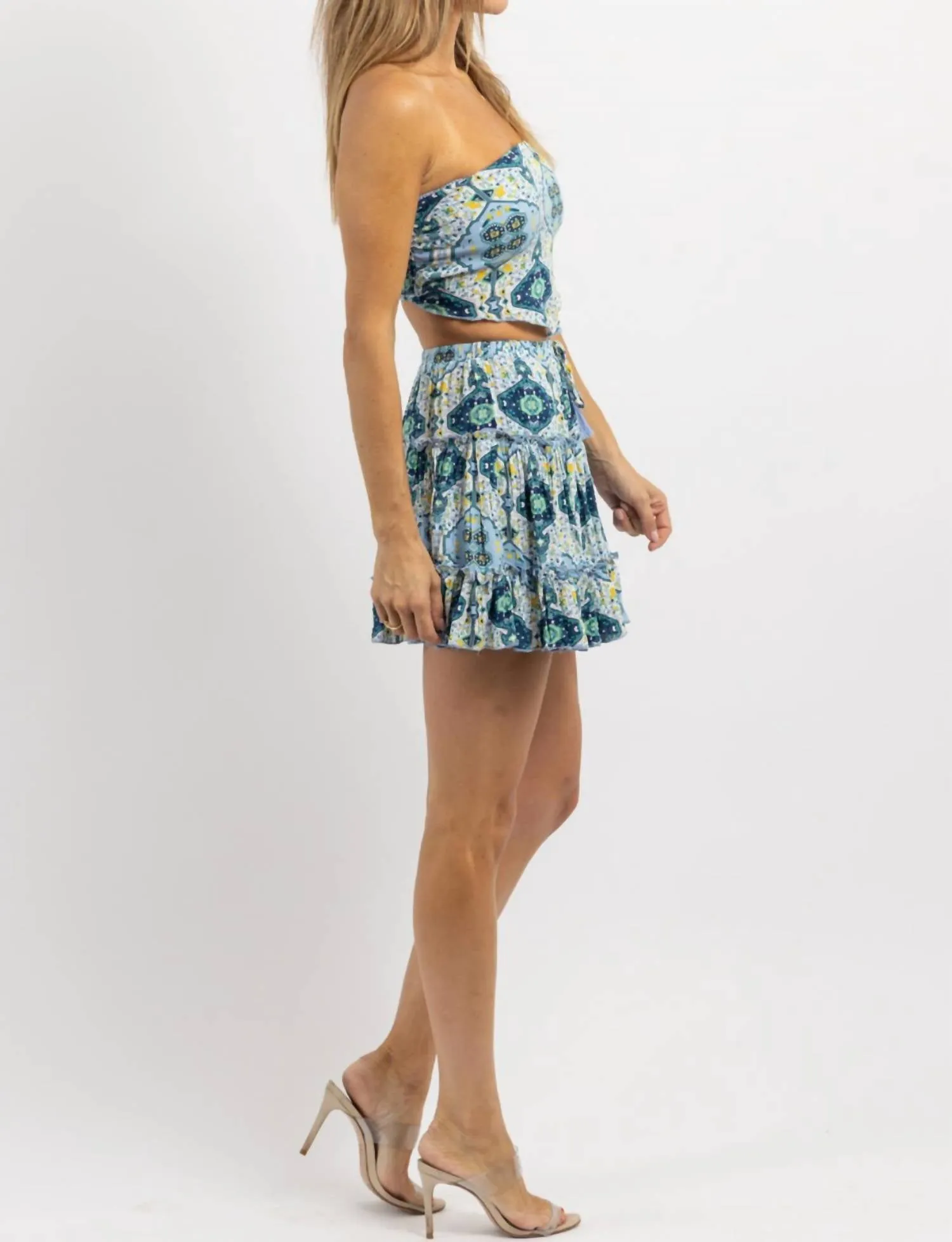 Bay Area Skirt Set In Blue
