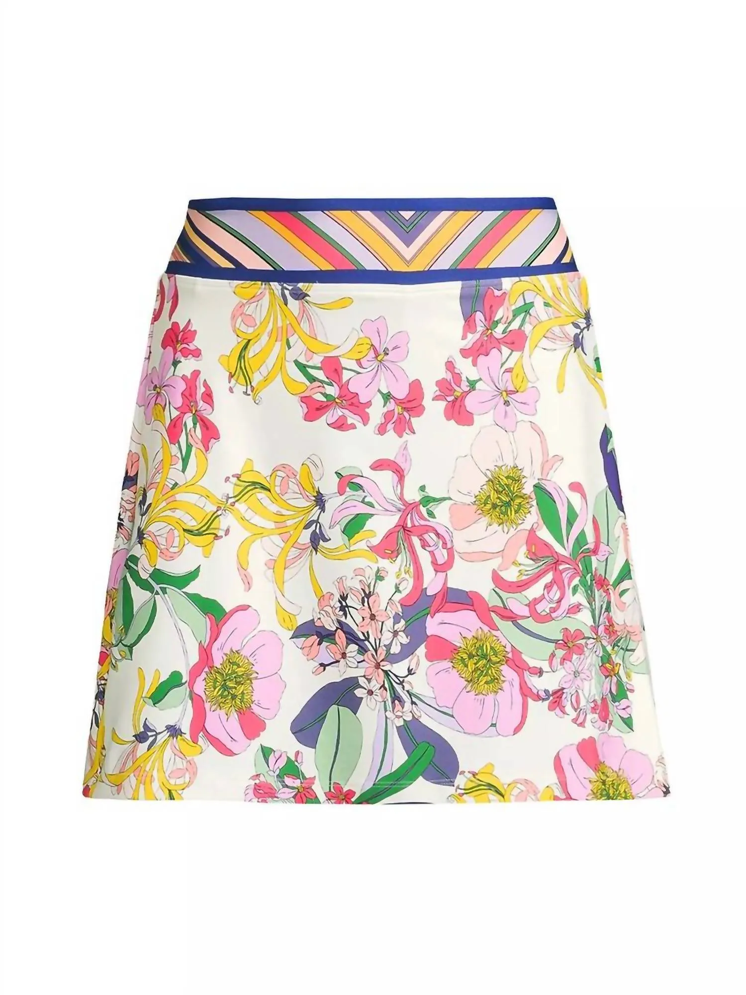 Bee Active Slit Tennis Skirt In Aldrich Scarf Print