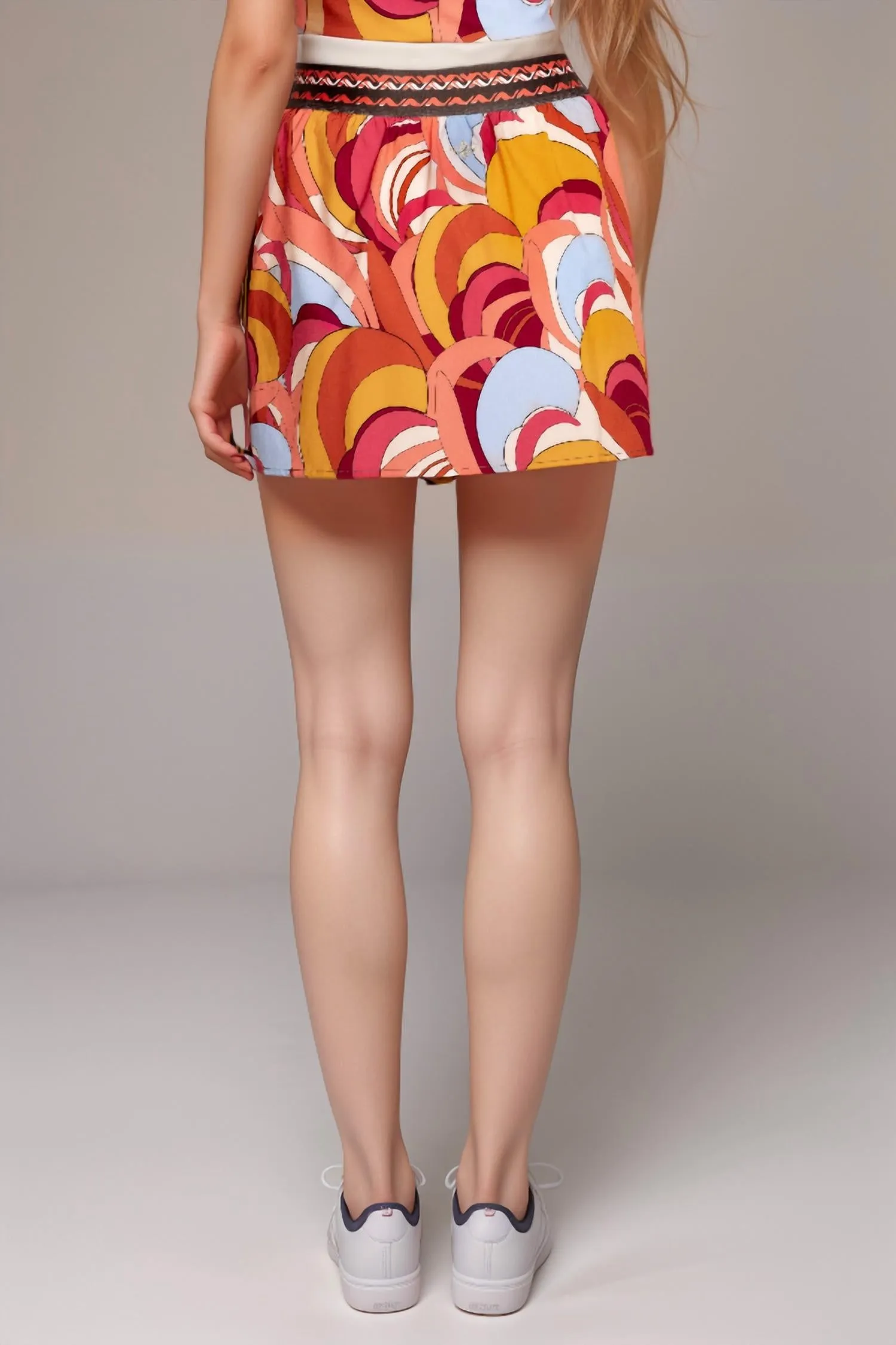 Bee Active Tennis Skirt In Multi