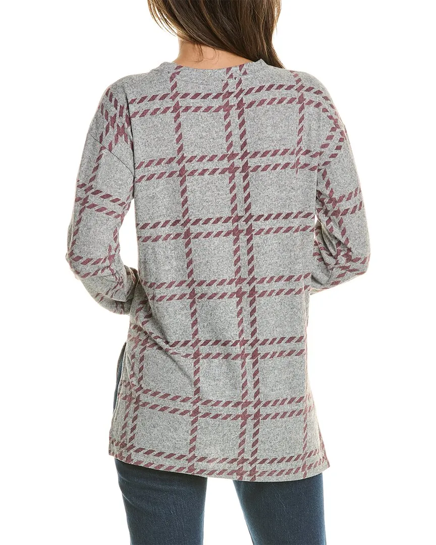 Bobeau Cozy Side Slit Tunic