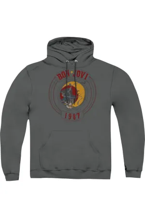 Bon Jovi 1987 Adult Pull Over Hoodie