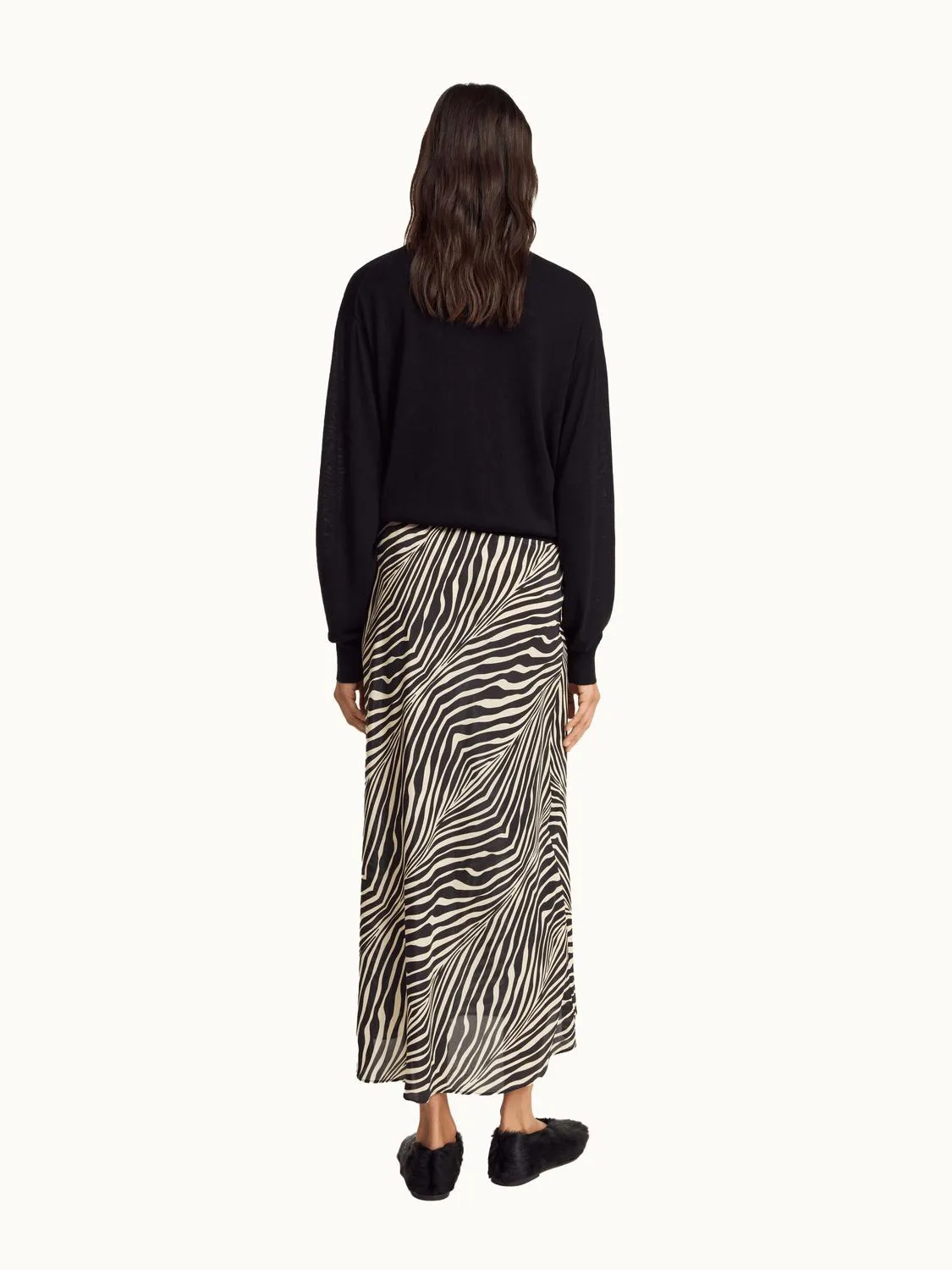Boshan Maxi Skirt In Zebra
