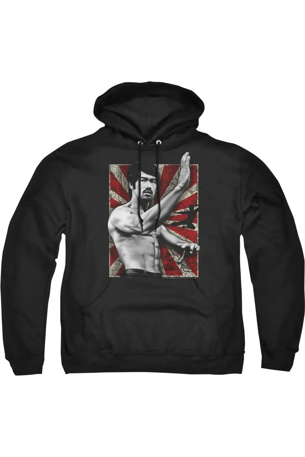 Bruce Lee Concentrate Adult Pull Over Hoodie