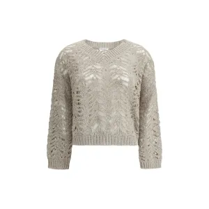 Brunello Cucinelli Linen Women's Sweater