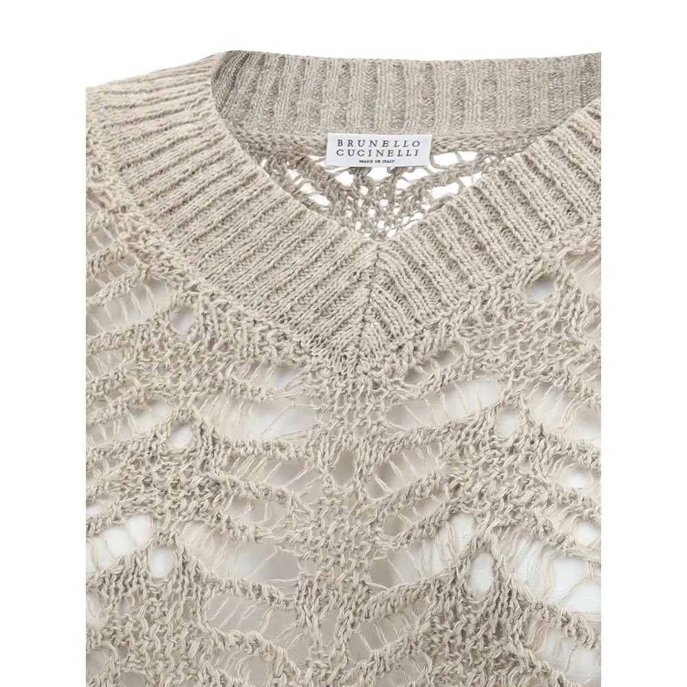 Brunello Cucinelli Linen Women's Sweater