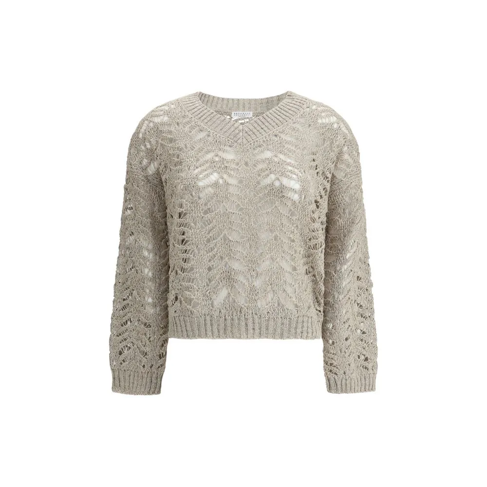 Brunello Cucinelli Linen Women's Sweater