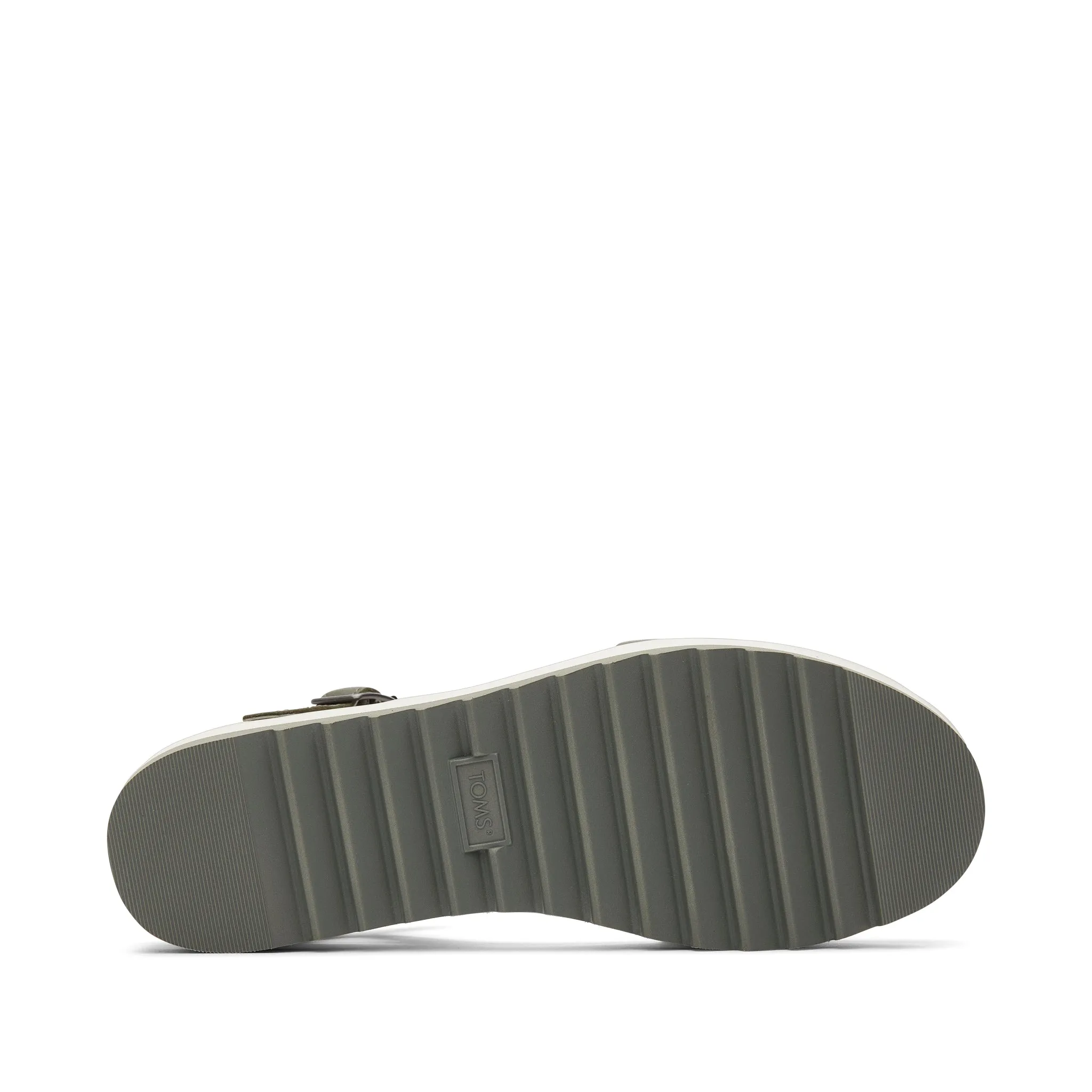 Brynn Vetiver Leather Platform Sandal
