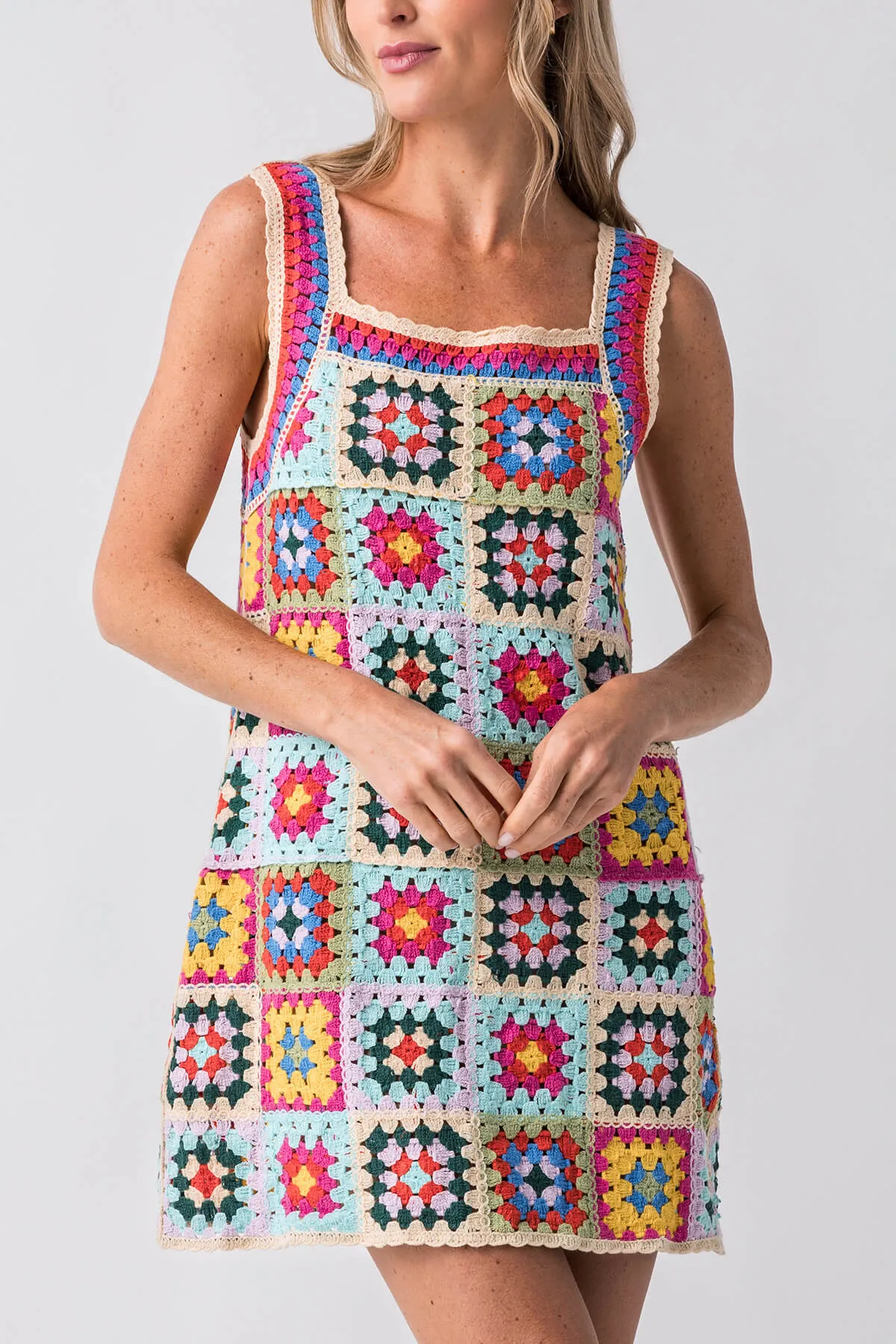By Together Crochet Mini Dress