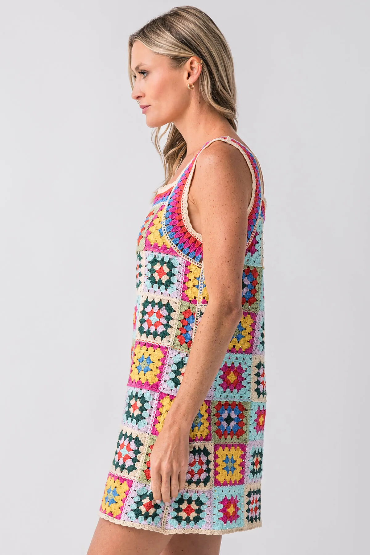 By Together Crochet Mini Dress