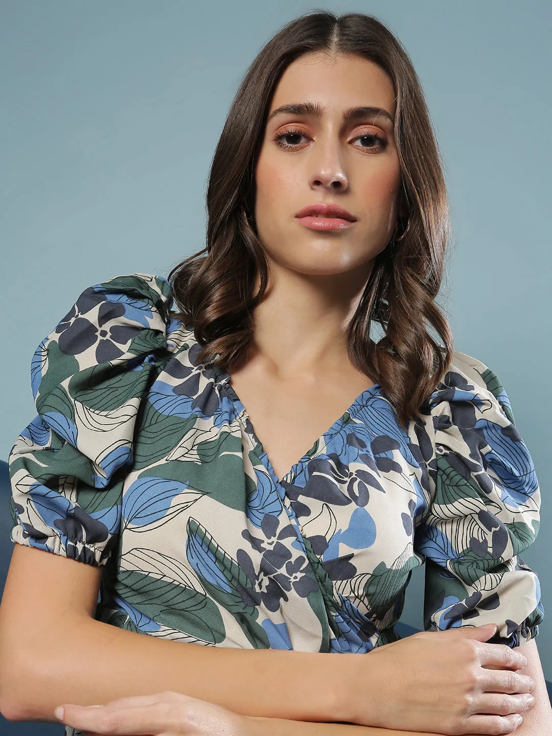 Campus Sutra Women Floral Design Casual Dresses