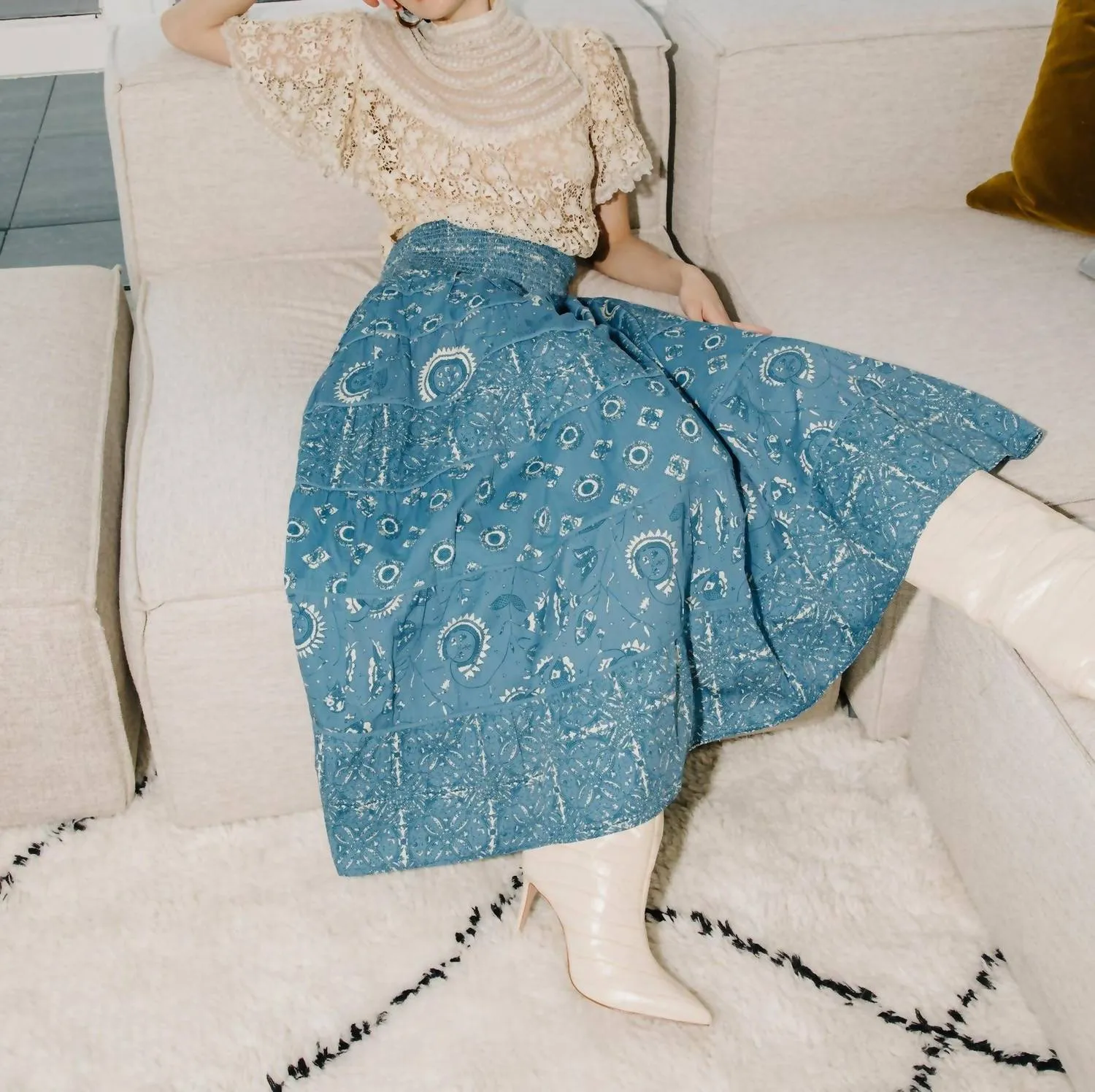 Carina Skirt In Blue