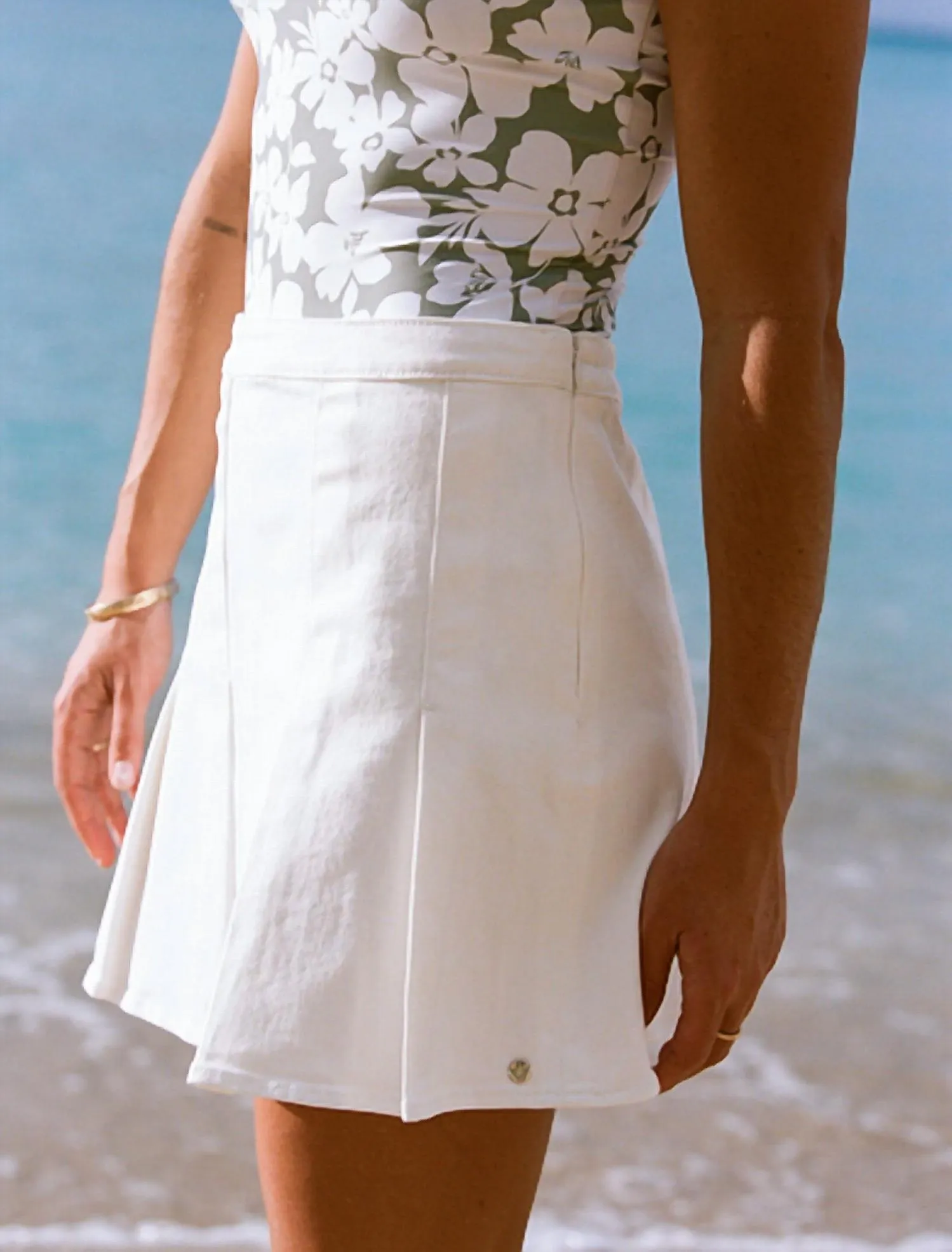 Coco Ho Skirt In Star White
