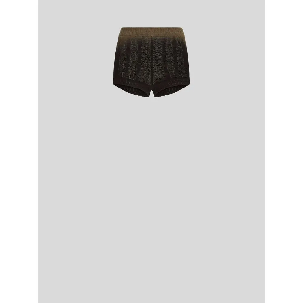 Colour Shaded Wool Jersey Culottes