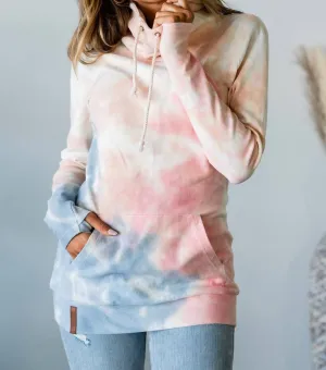 Cotton Candy Skies Sweatshirt In Multicolor