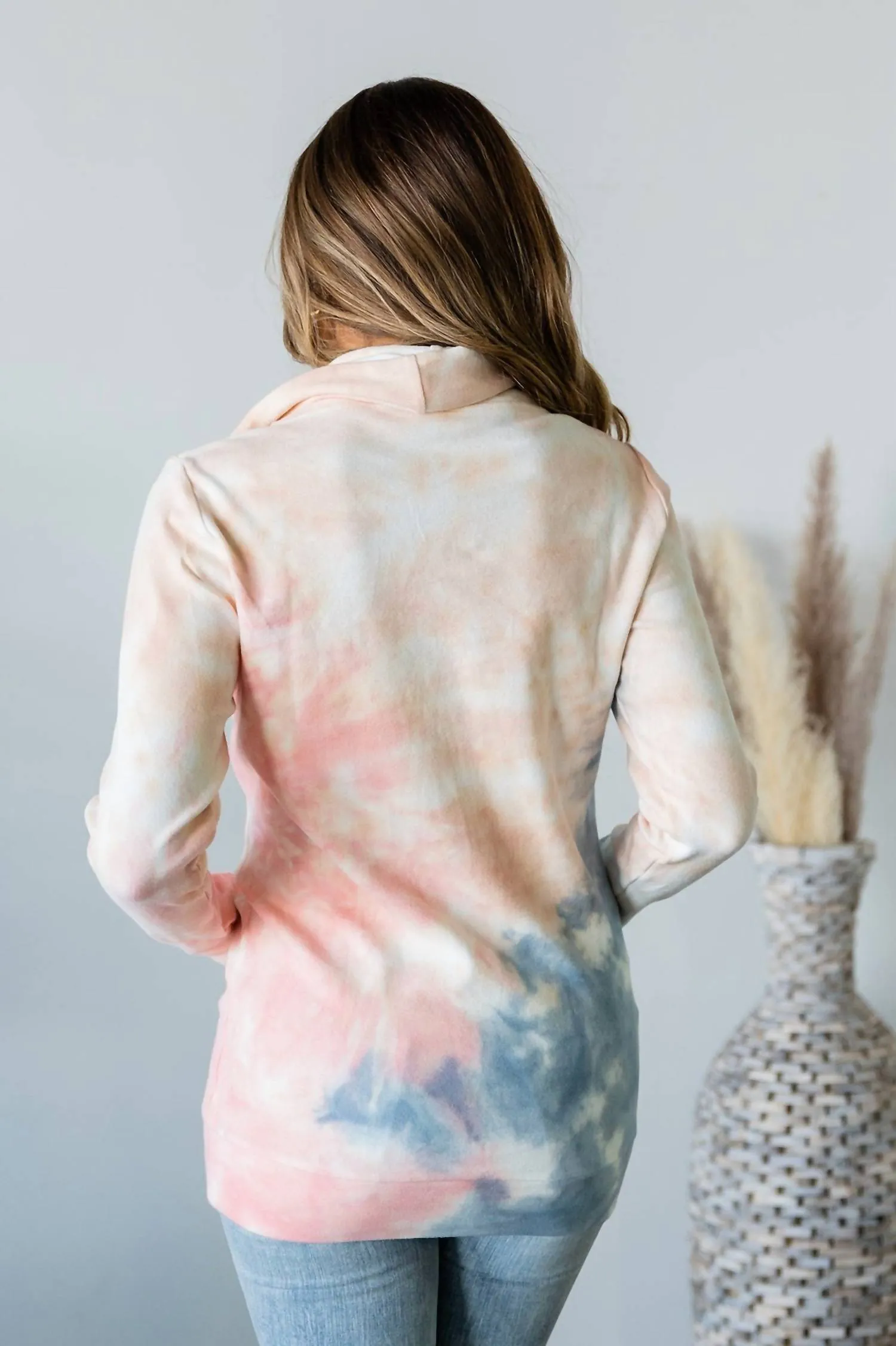Cotton Candy Skies Sweatshirt In Multicolor