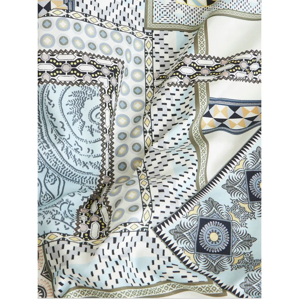 Cotton Skirt With Patchwork Pattern