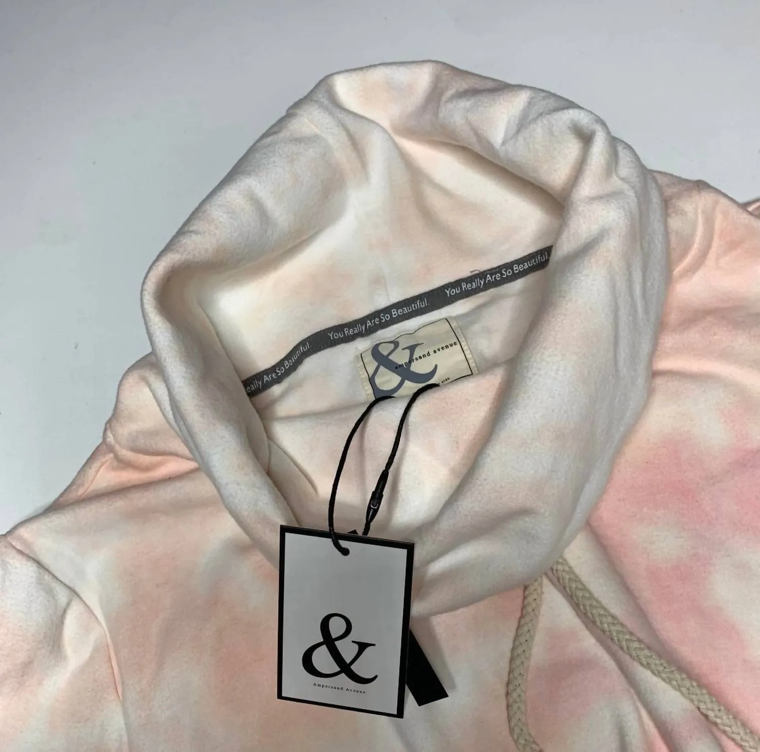 Cowlneck Sweatshirt In Cotton Candy Skies