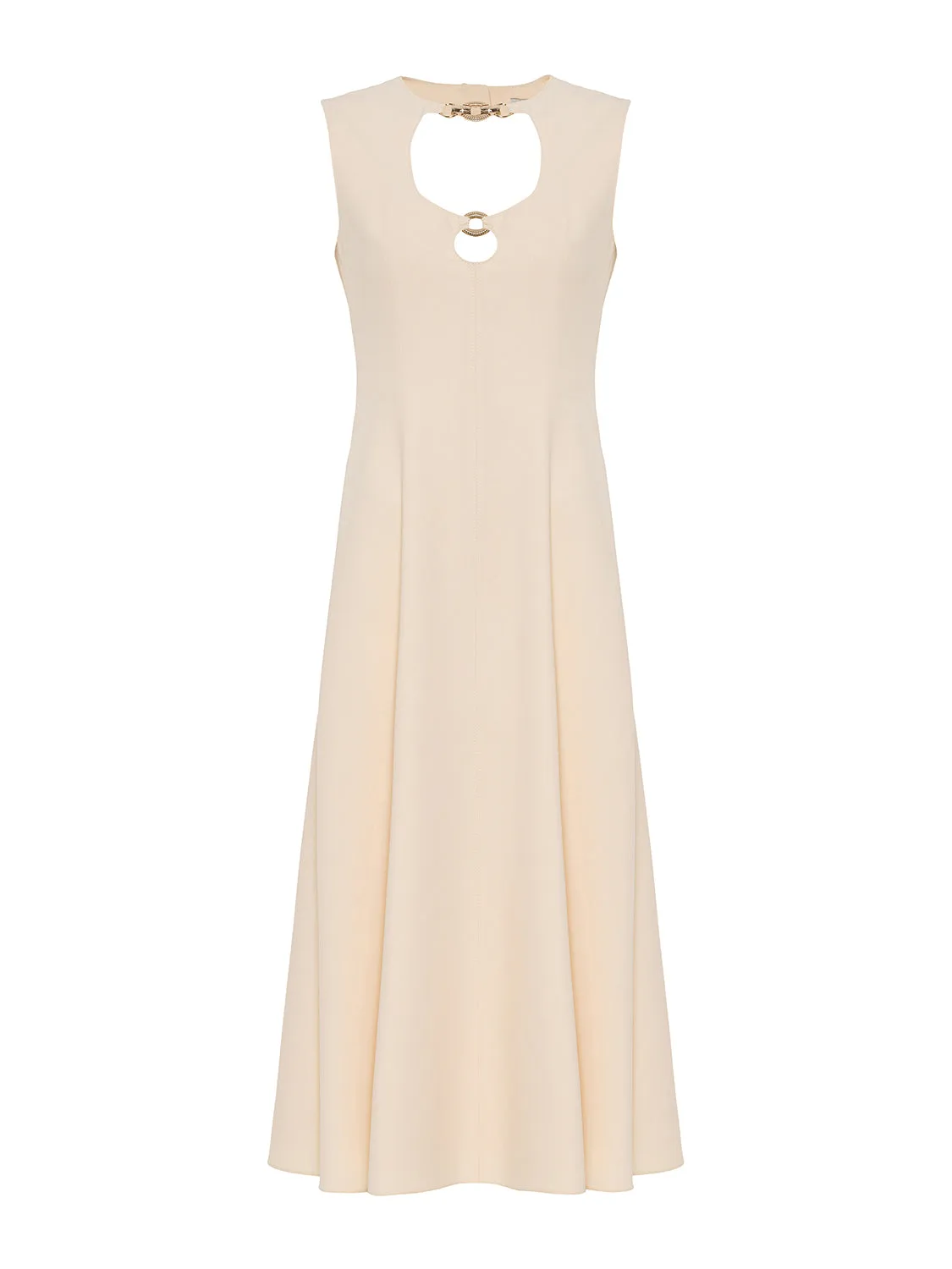 Cut-Out Midi Dress