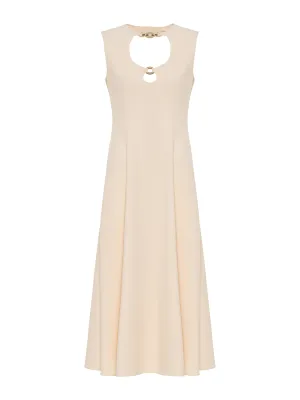 Cut-Out Midi Dress