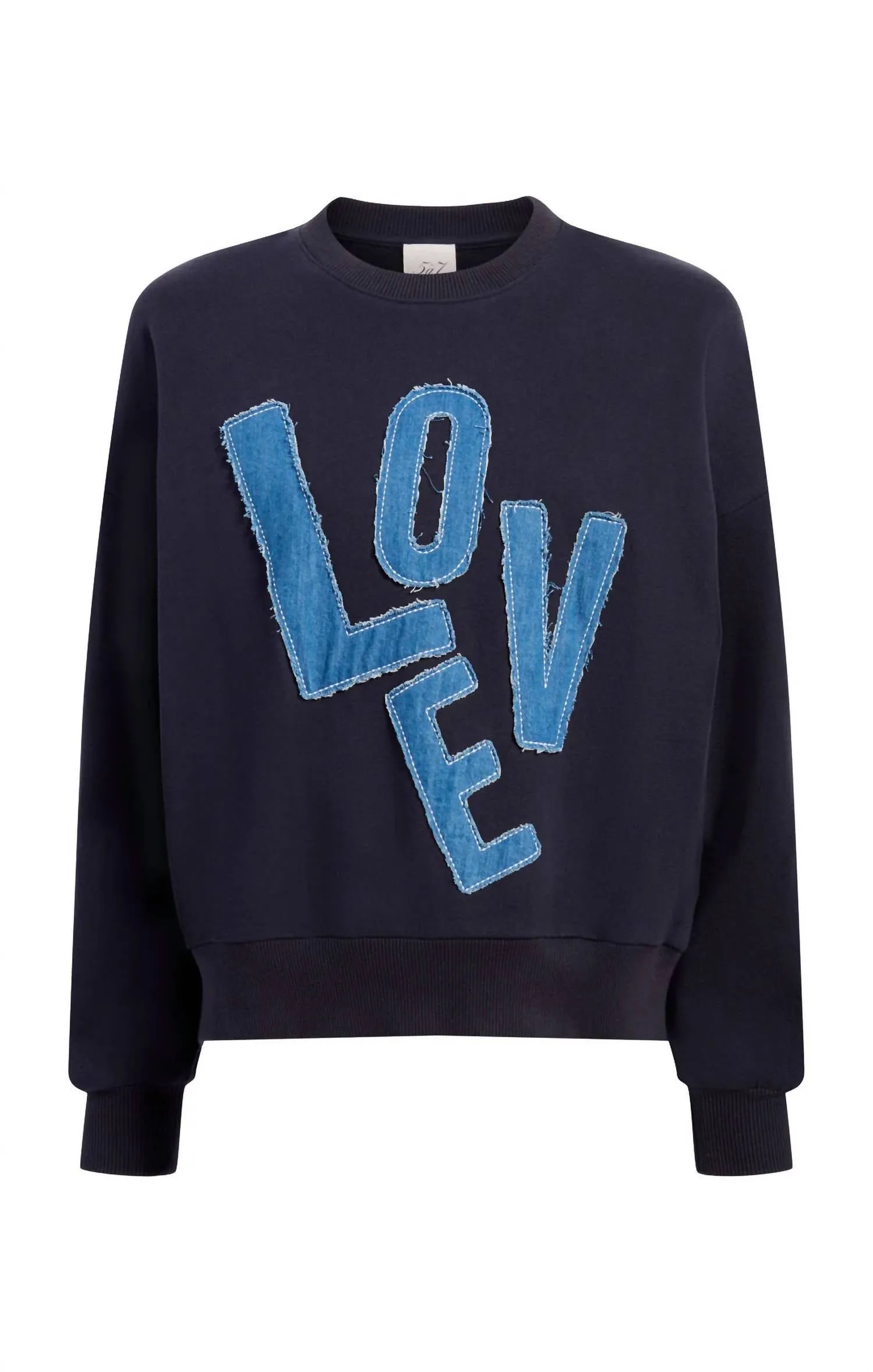 Denim Love Brandy Pullover In Navy