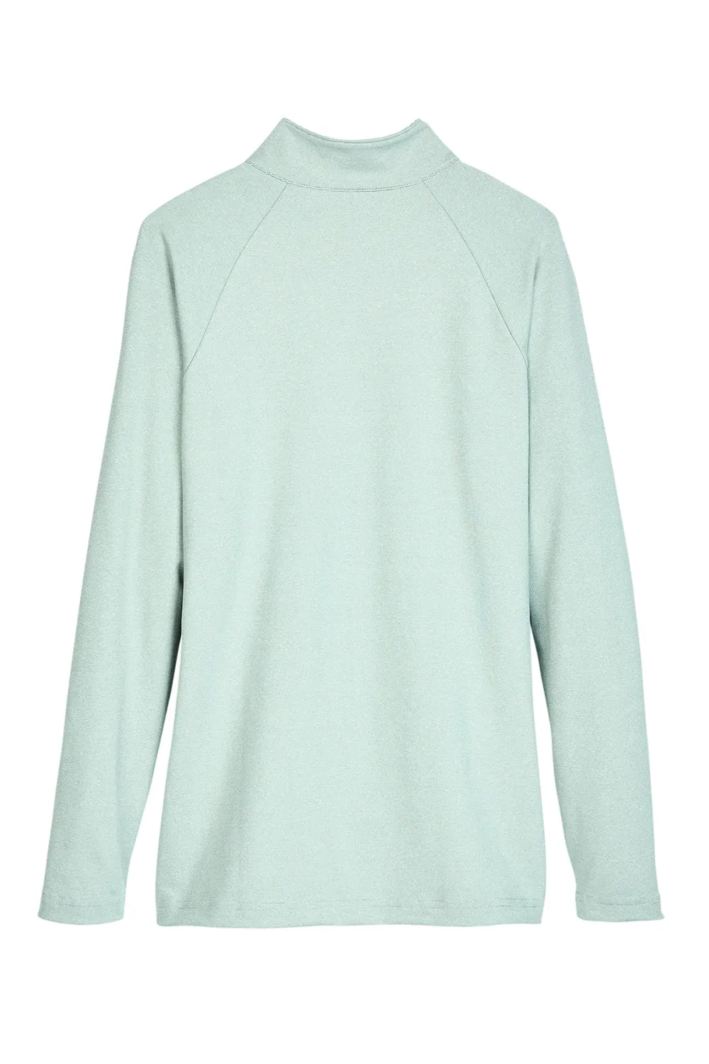 Devon & Jones Womens CrownLux Clubhouse Performance Moisture Wicking 1/4 Zip Sweatshirt - Kelly Green