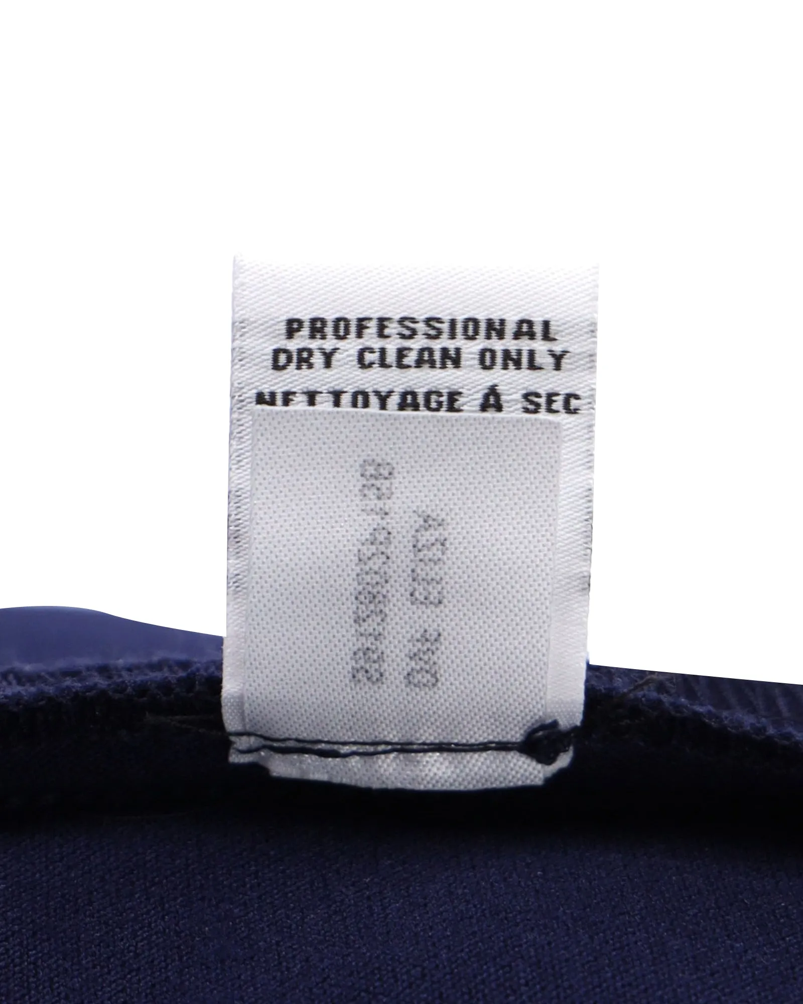 Diane Von Furstenberg Pleated-Back Knee-Length Skirt in Navy Blue Polyester
