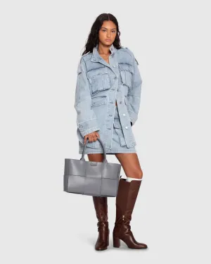 Distant Love Overshirt - Stonewash