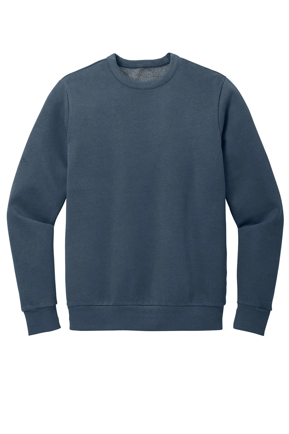 District Mens District Wash Fleece Crewneck Sweatshirt - True Navy Blue