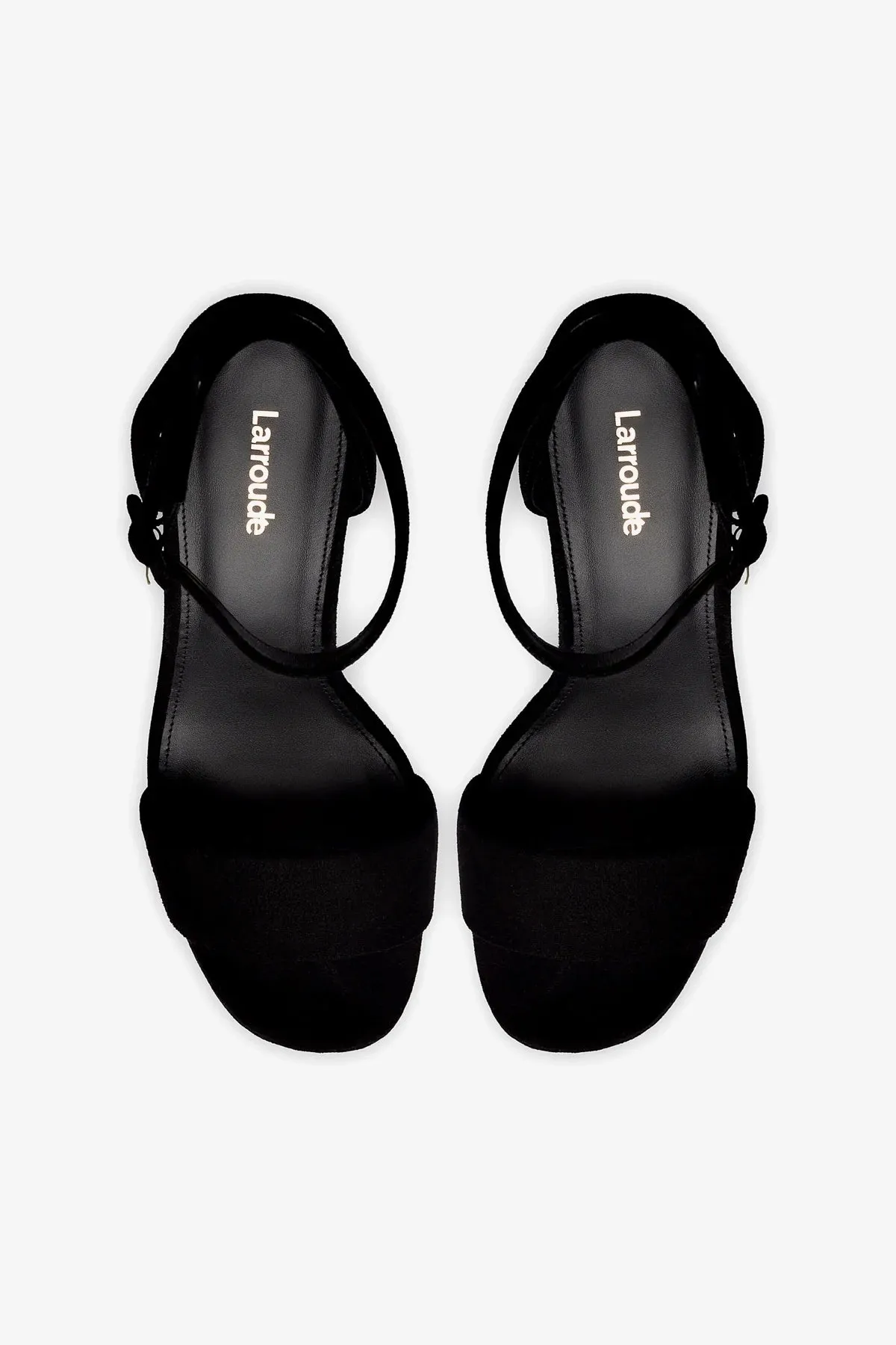 Dolly Sandal In Black Suede