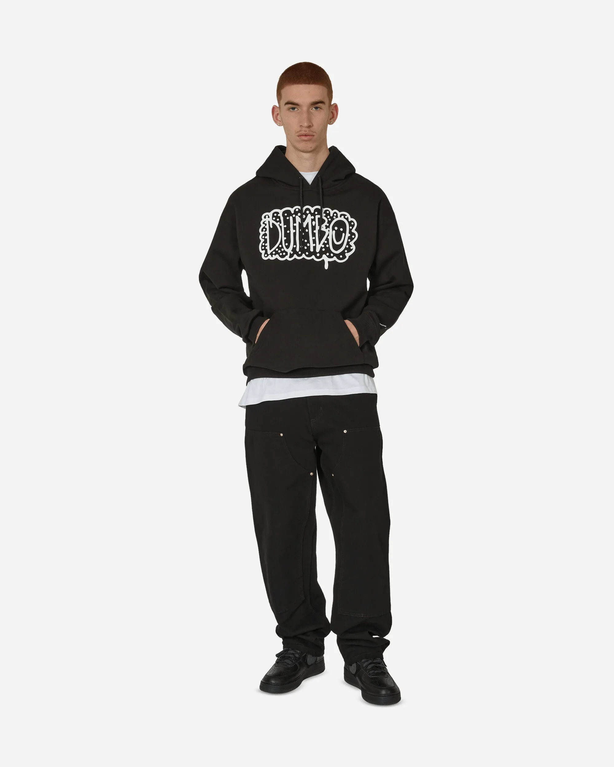 DUMBO Milano Imperfecta Hooded Sweatshirts Black