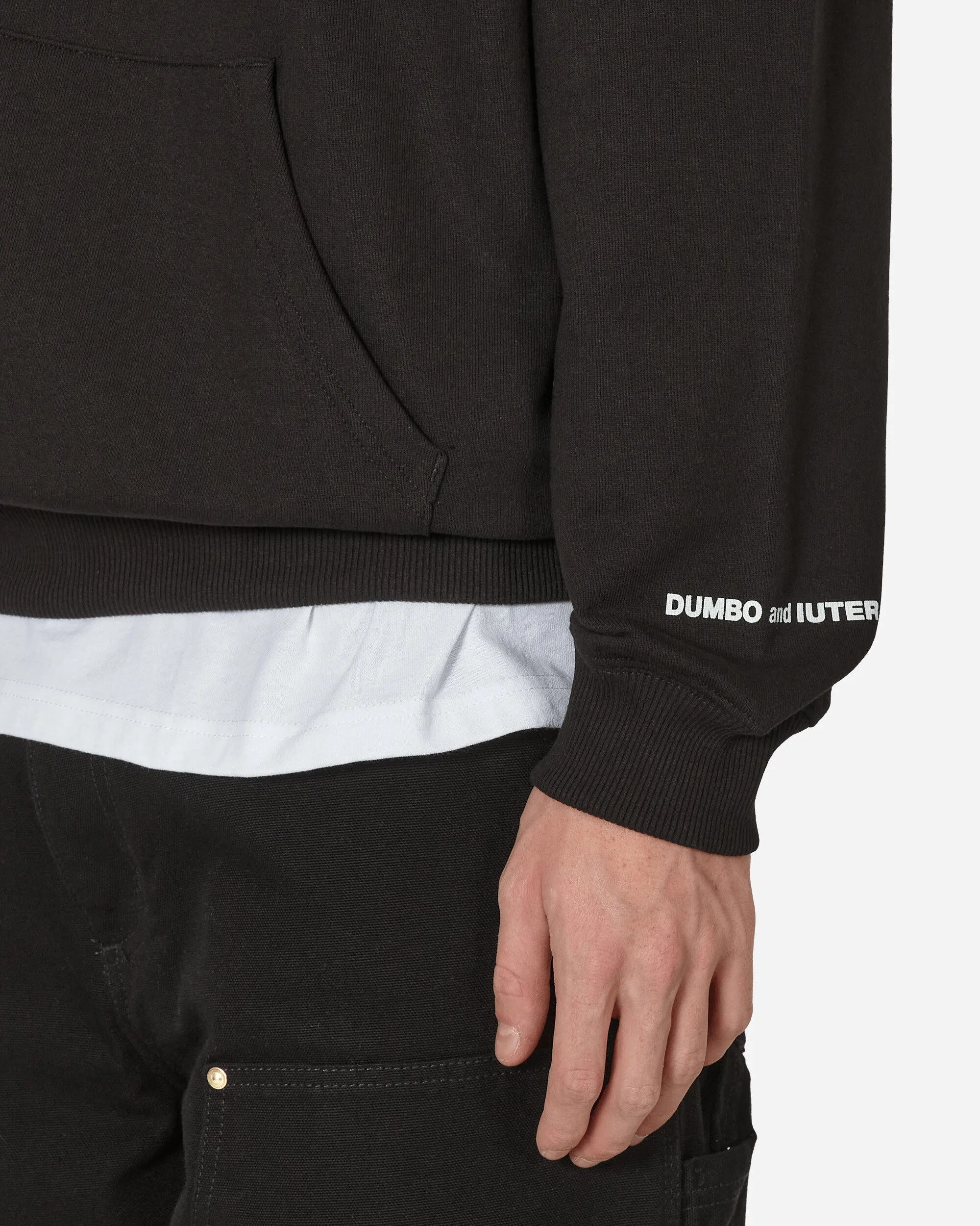 DUMBO Milano Imperfecta Hooded Sweatshirts Black