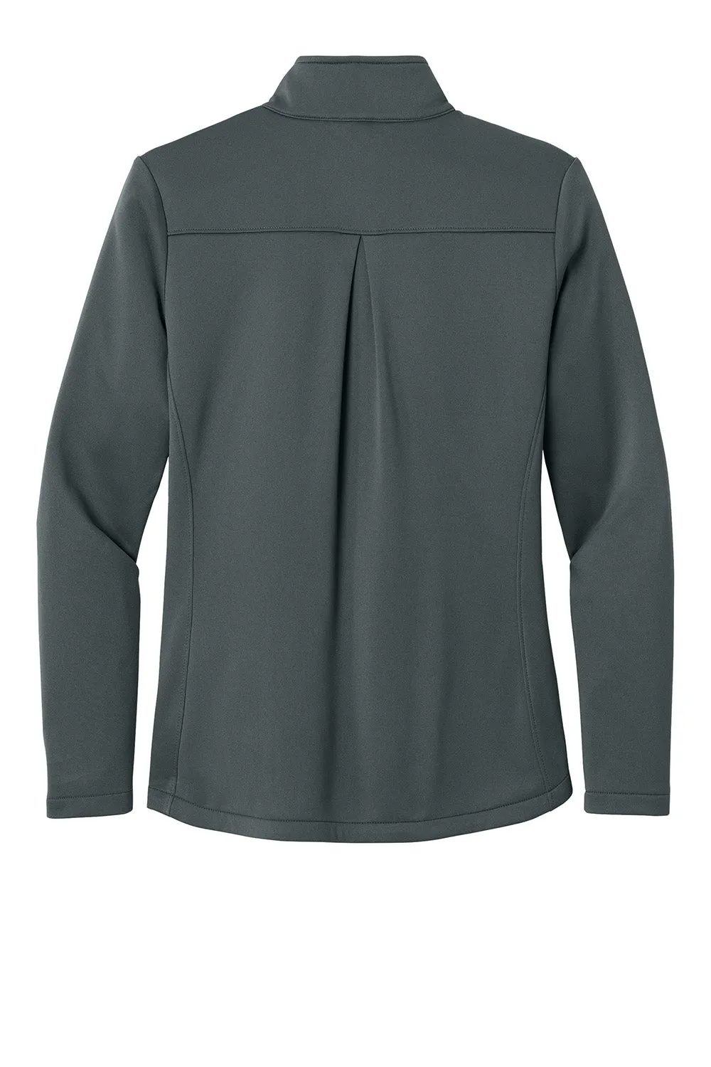 Eddie Bauer Womens Smooth Fleece 1/4 Zip Sweatshirt - Iron Gate Grey