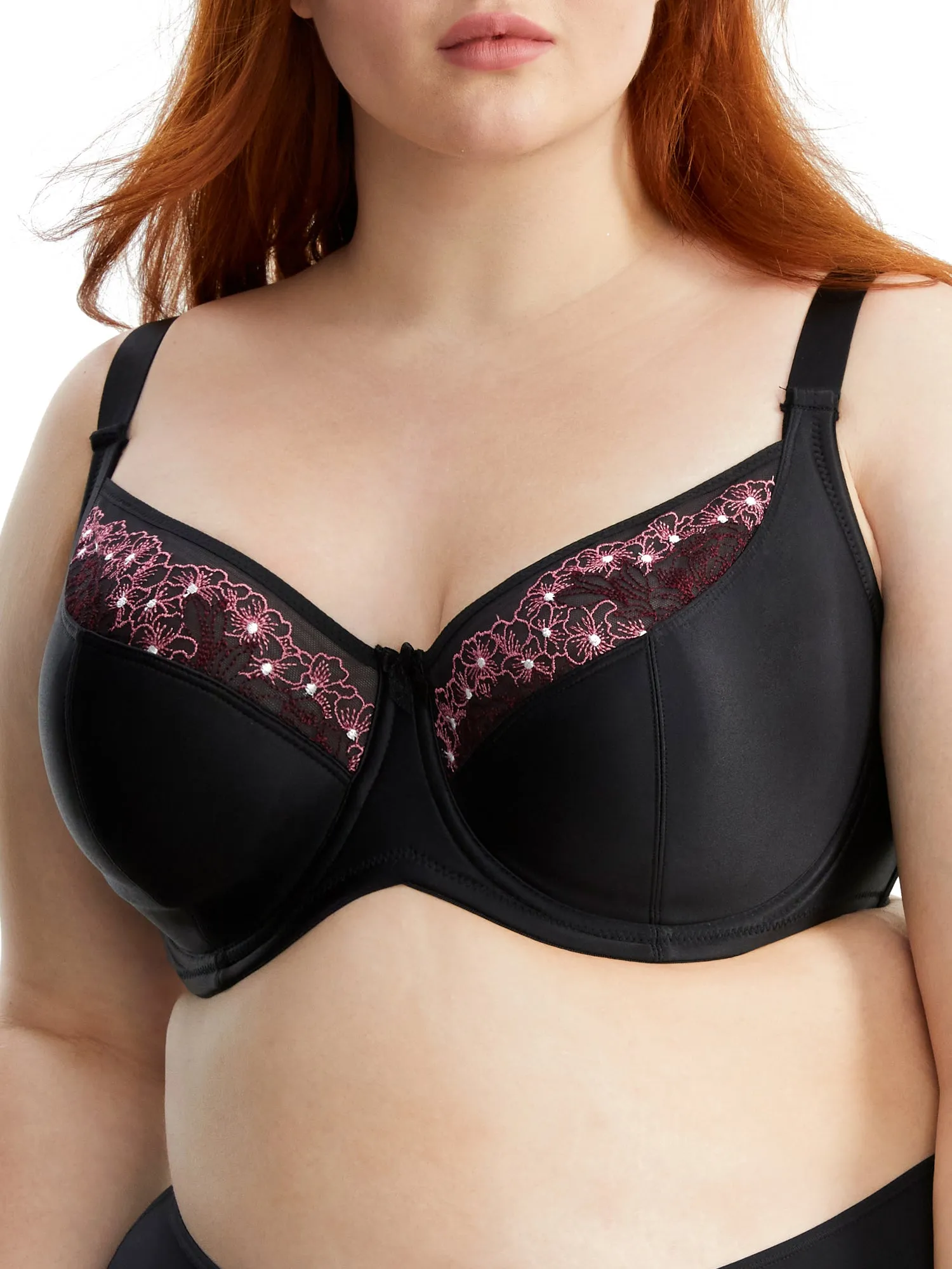 Elila Women's Blossom Side Support Balcony Bra