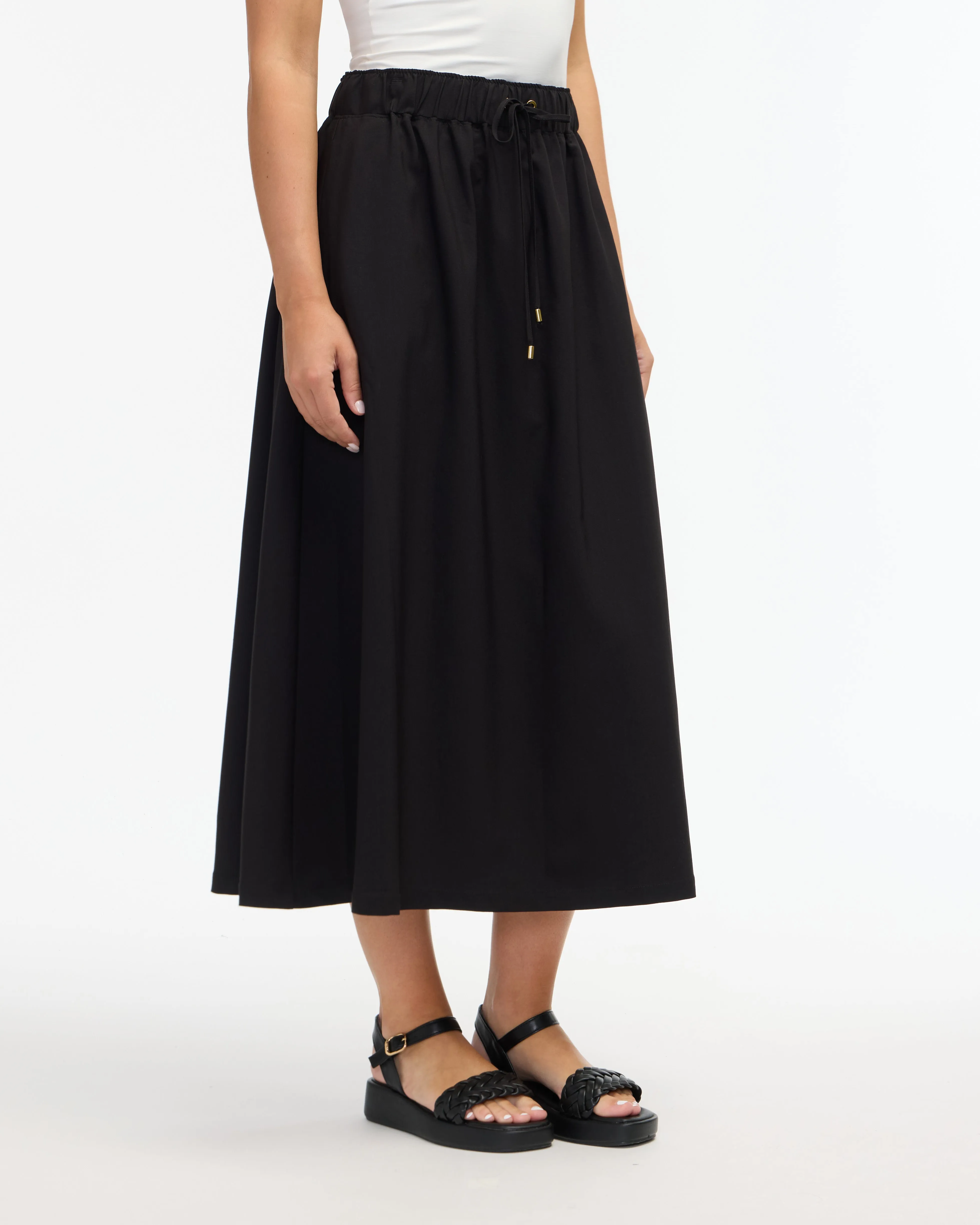 Ellen Tracy Women’s Tencel Pull on Skirt