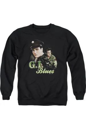 Elvis Presley G I Blues Adult Crewneck Sweatshirt